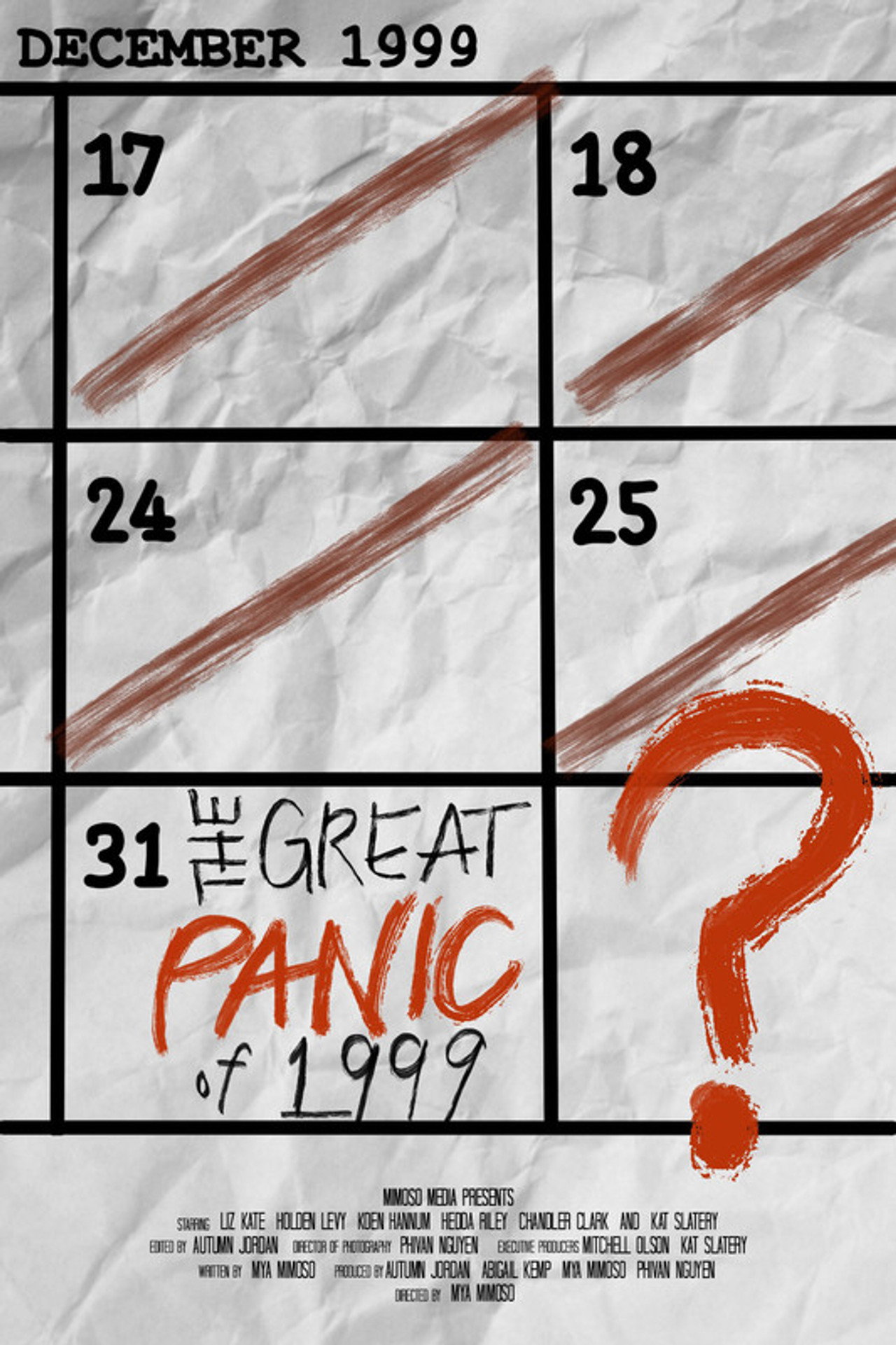 The Great Panic of 1999 filmaffisch