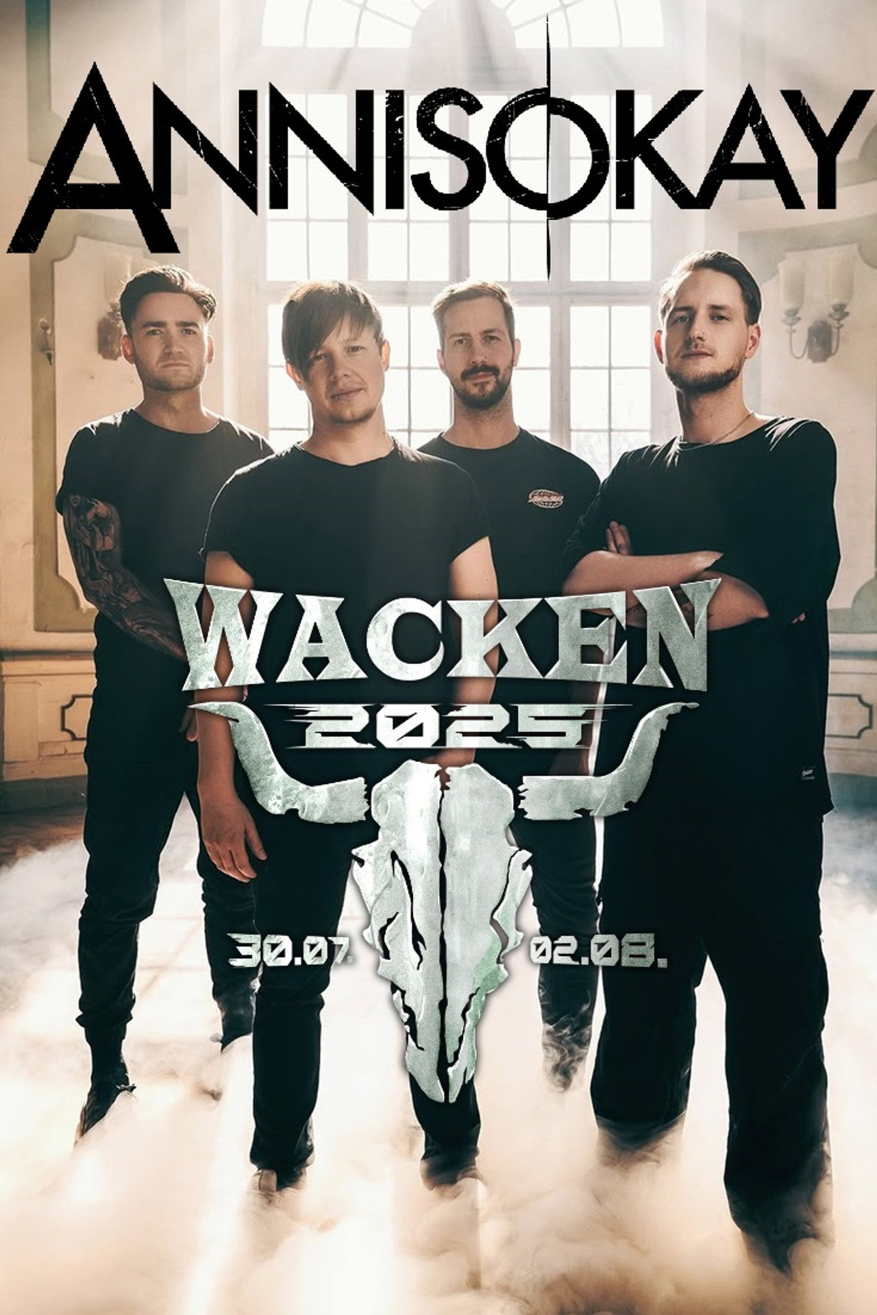 Annisokay Live at Wacken 2025 Backdrop