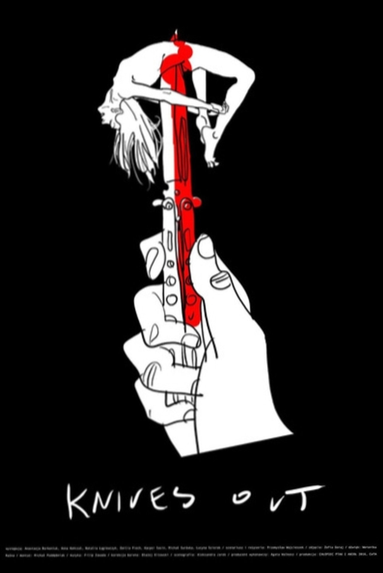 Knives out filmaffisch