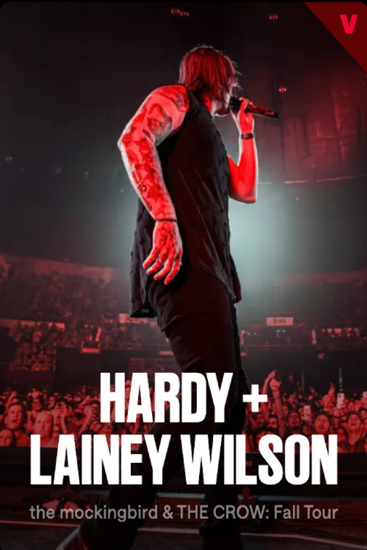 HARDY and Lainey Wilson: THE MOCKINGBIRD & THE CROW FALL TOUR filmaffisch