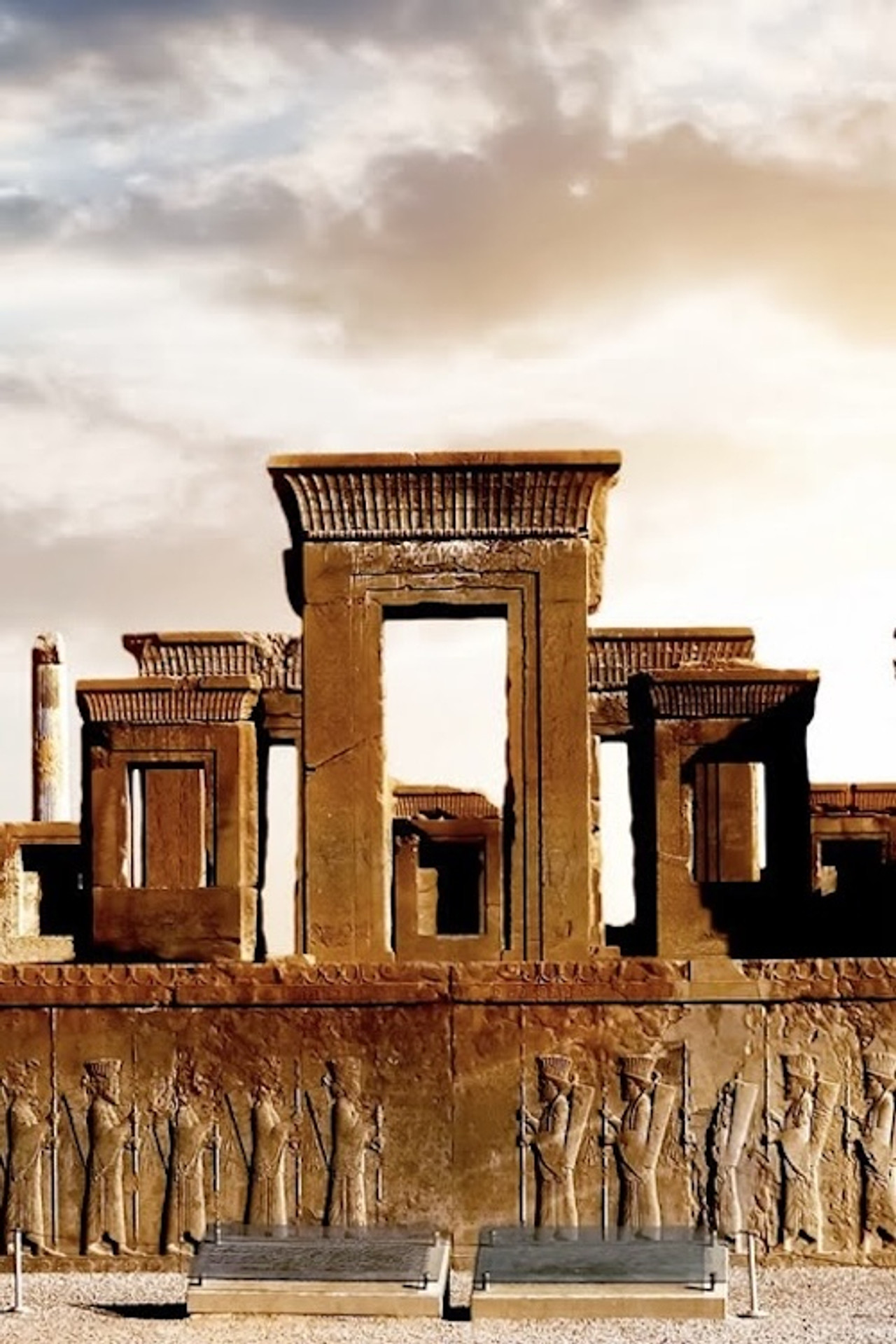 The Ancient And Forgotten Empire Of Persepolis Backdrop