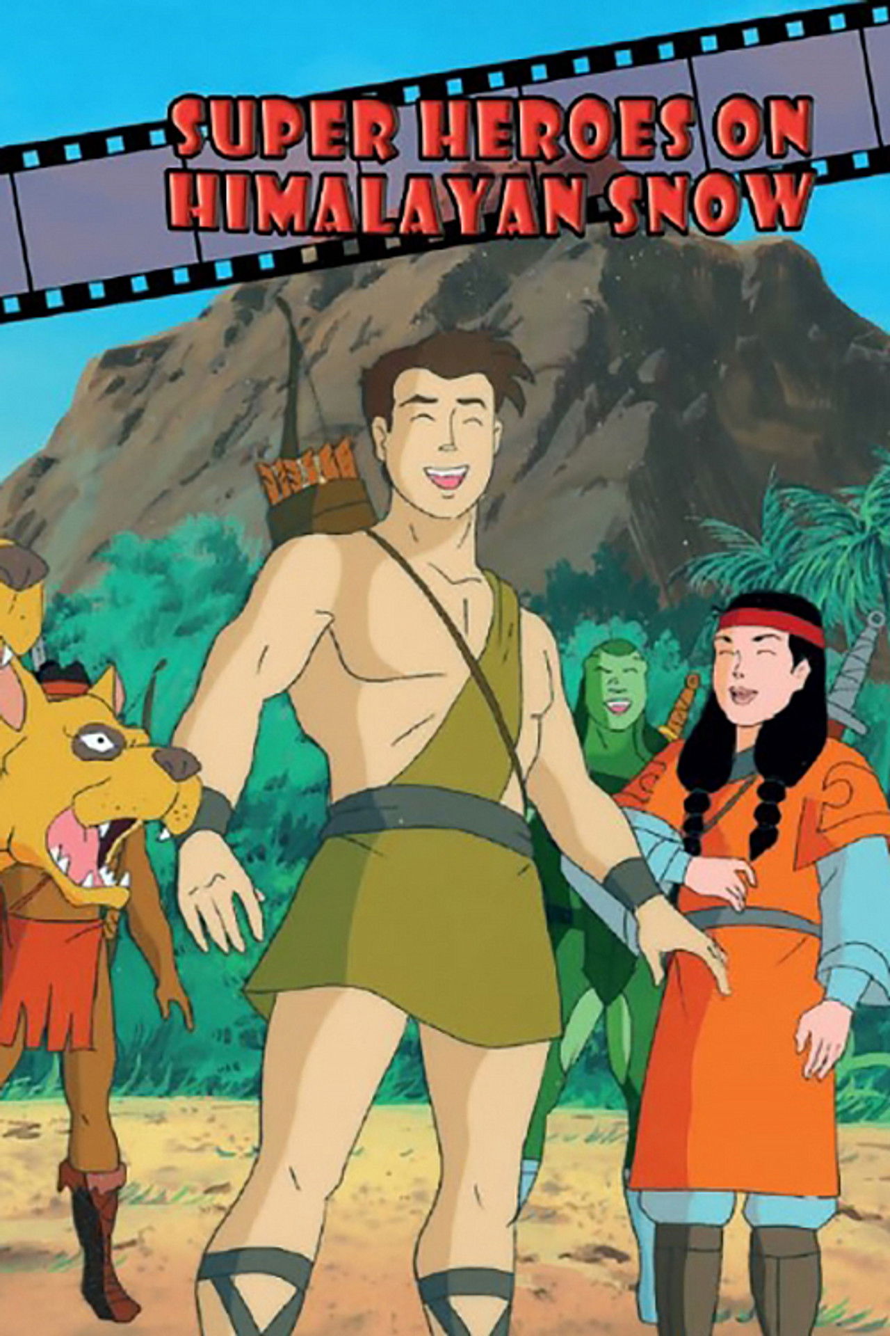 Super Heroes On Himalayan Snow Backdrop