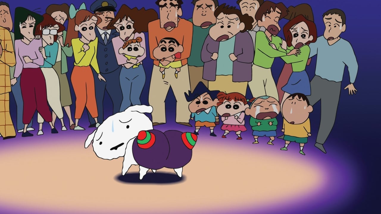 Scen från Crayon Shin-chan: Invoke a Storm! The Singing Buttocks Bomb