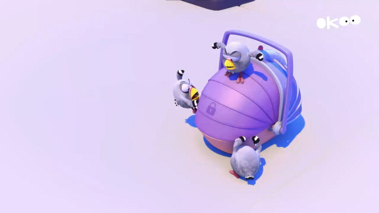 Paf, le chien — Trois oiseaux et un couffin