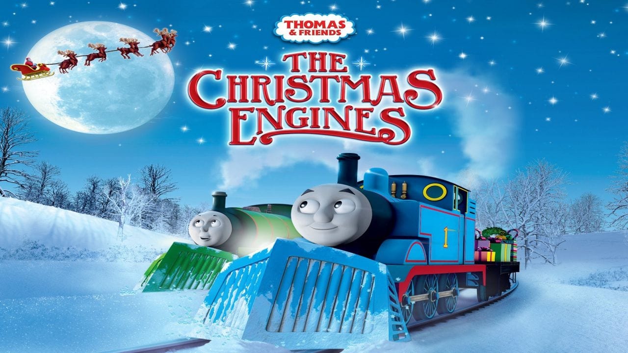 Thomas & Friends: The Christmas Engines Backdrop Image