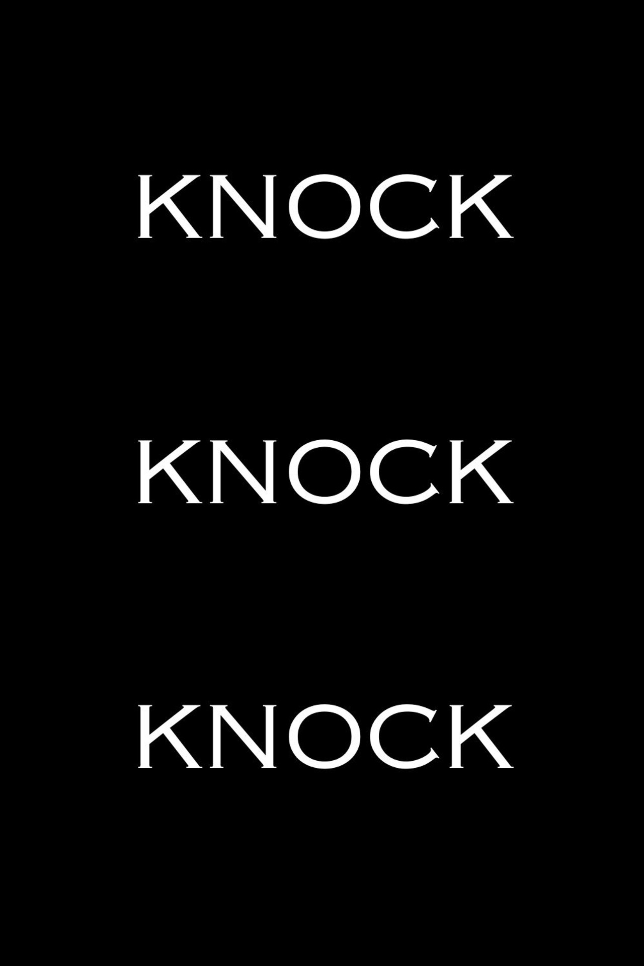 Knock Knock Knock filmaffisch