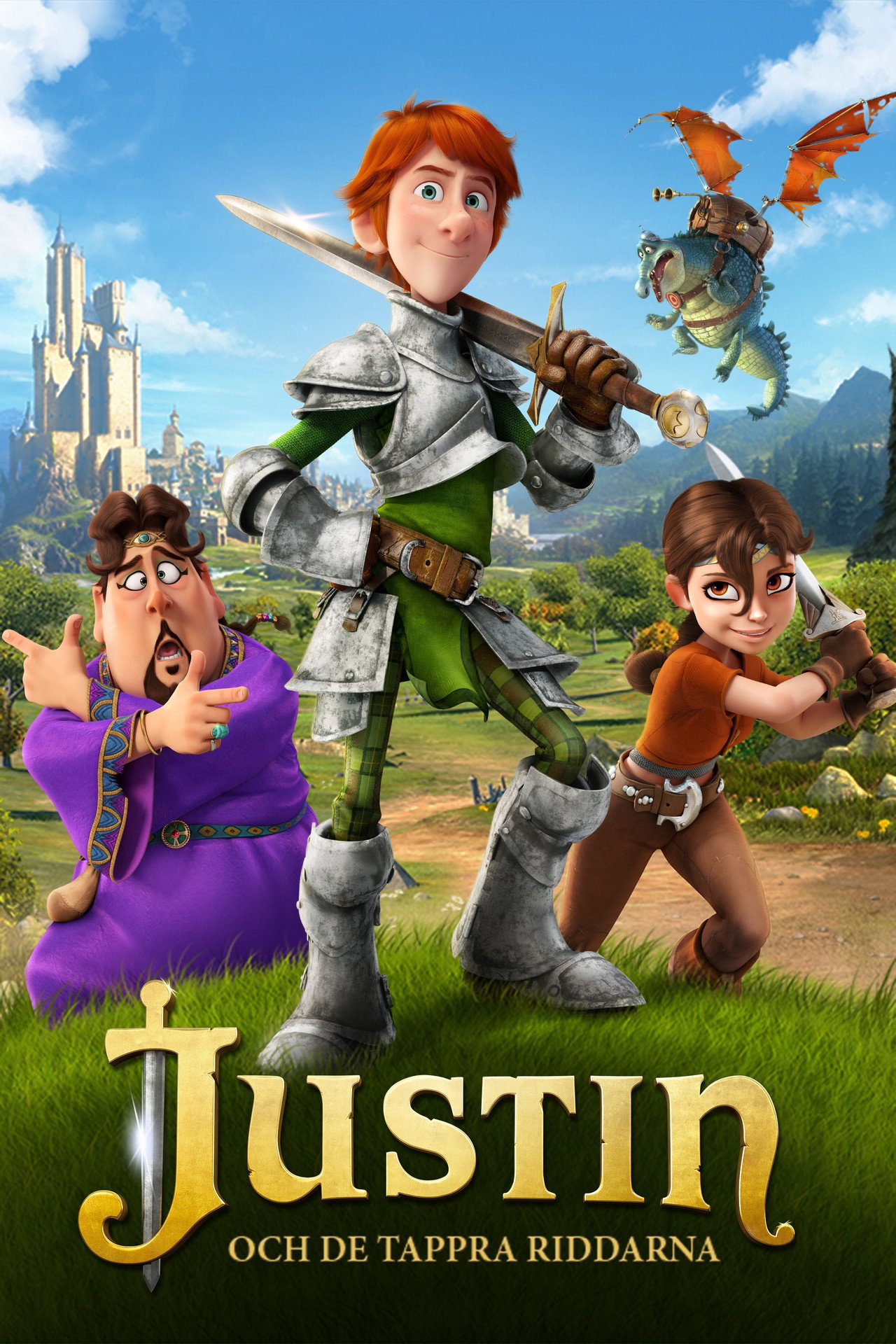Justin och de tappra riddarna filmaffisch