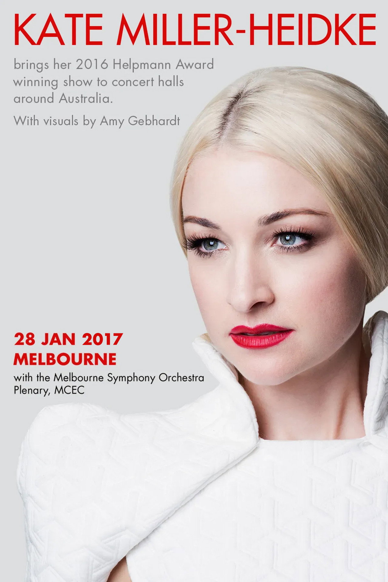 Kate Miller-Heidke + MSO filmaffisch