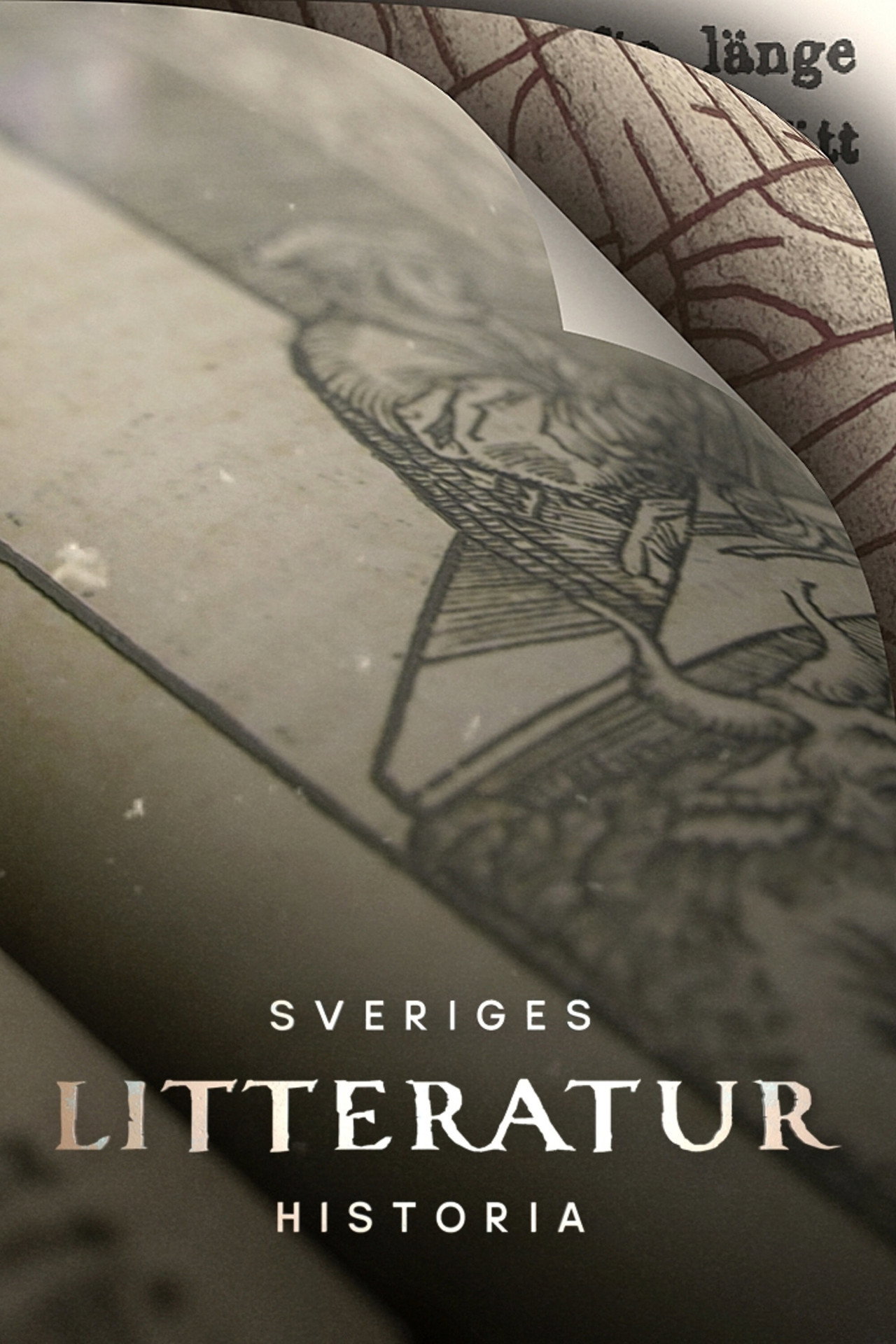 Sveriges litteraturhistoria affisch