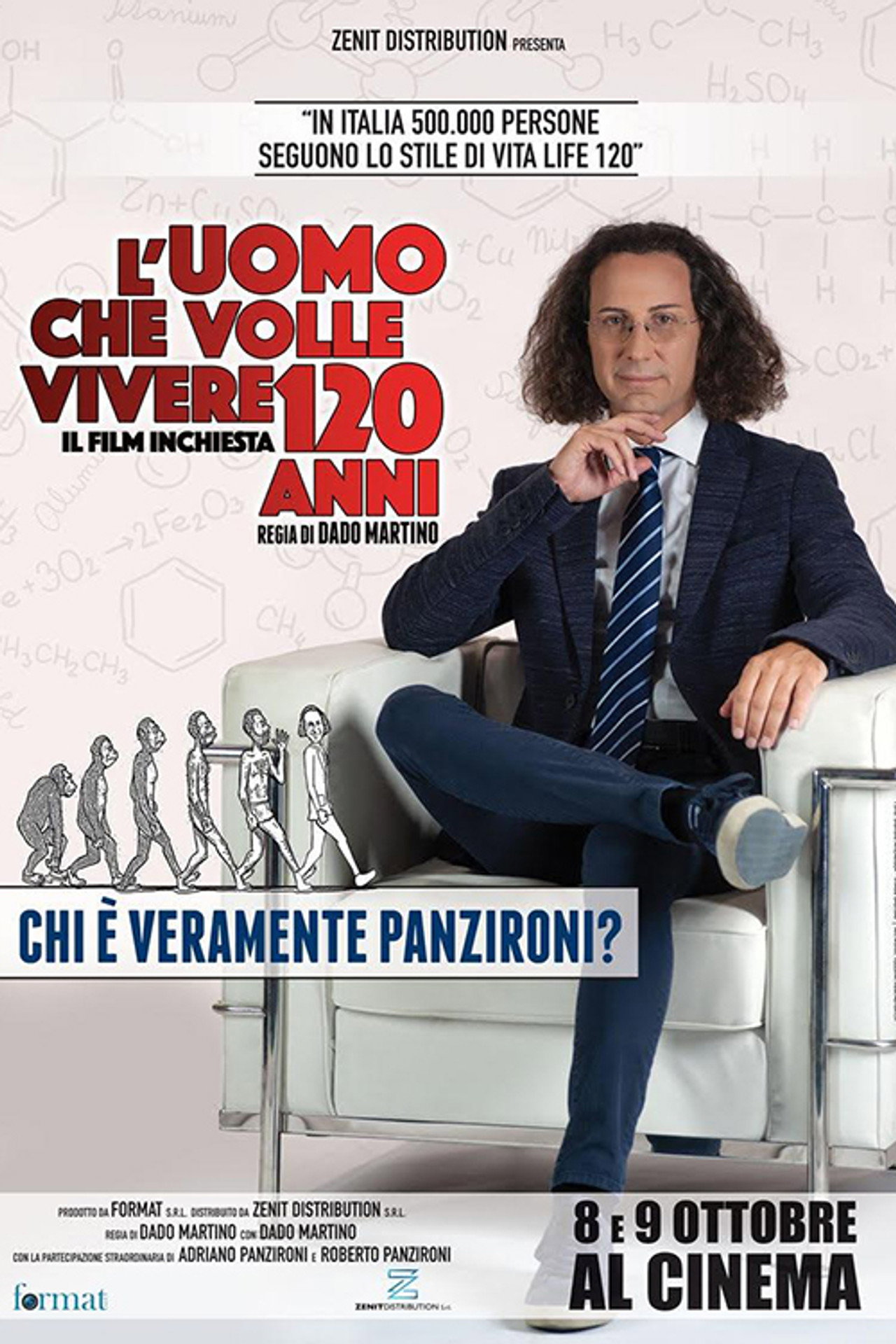 L'uomo che volle vivere 120 anni filmaffisch