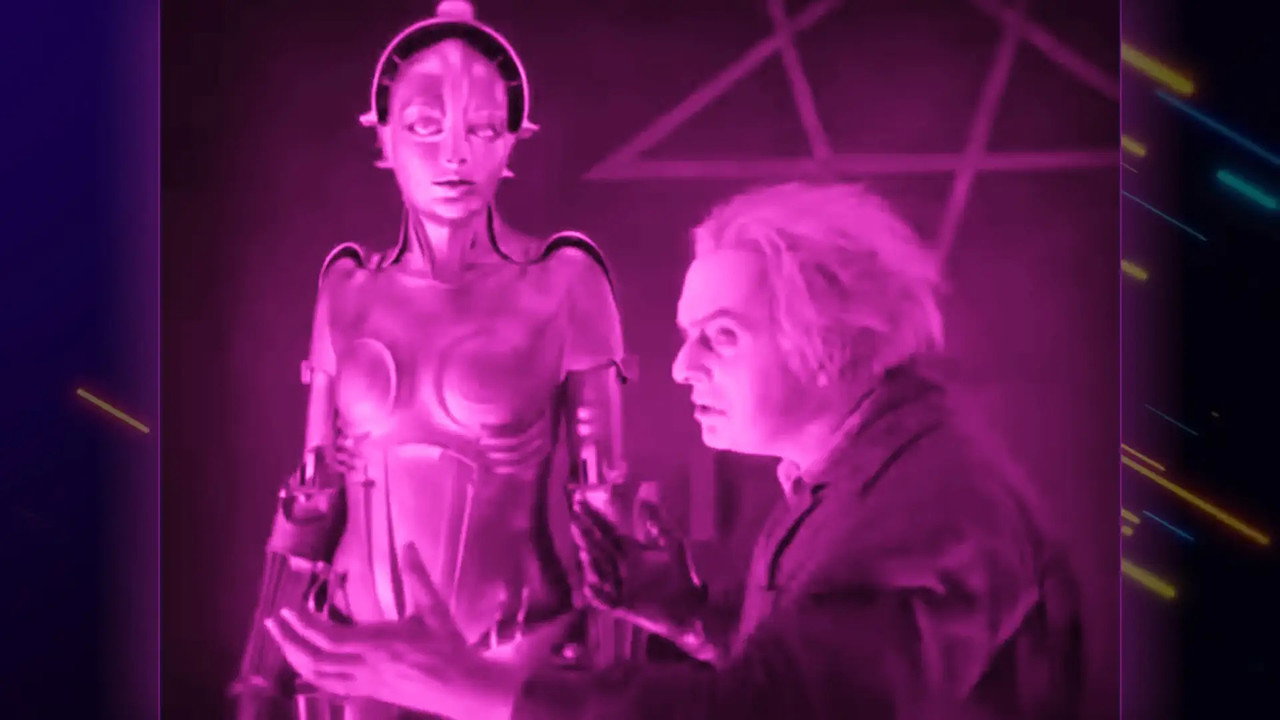 Synthwave Horror: Metropolis backdrop