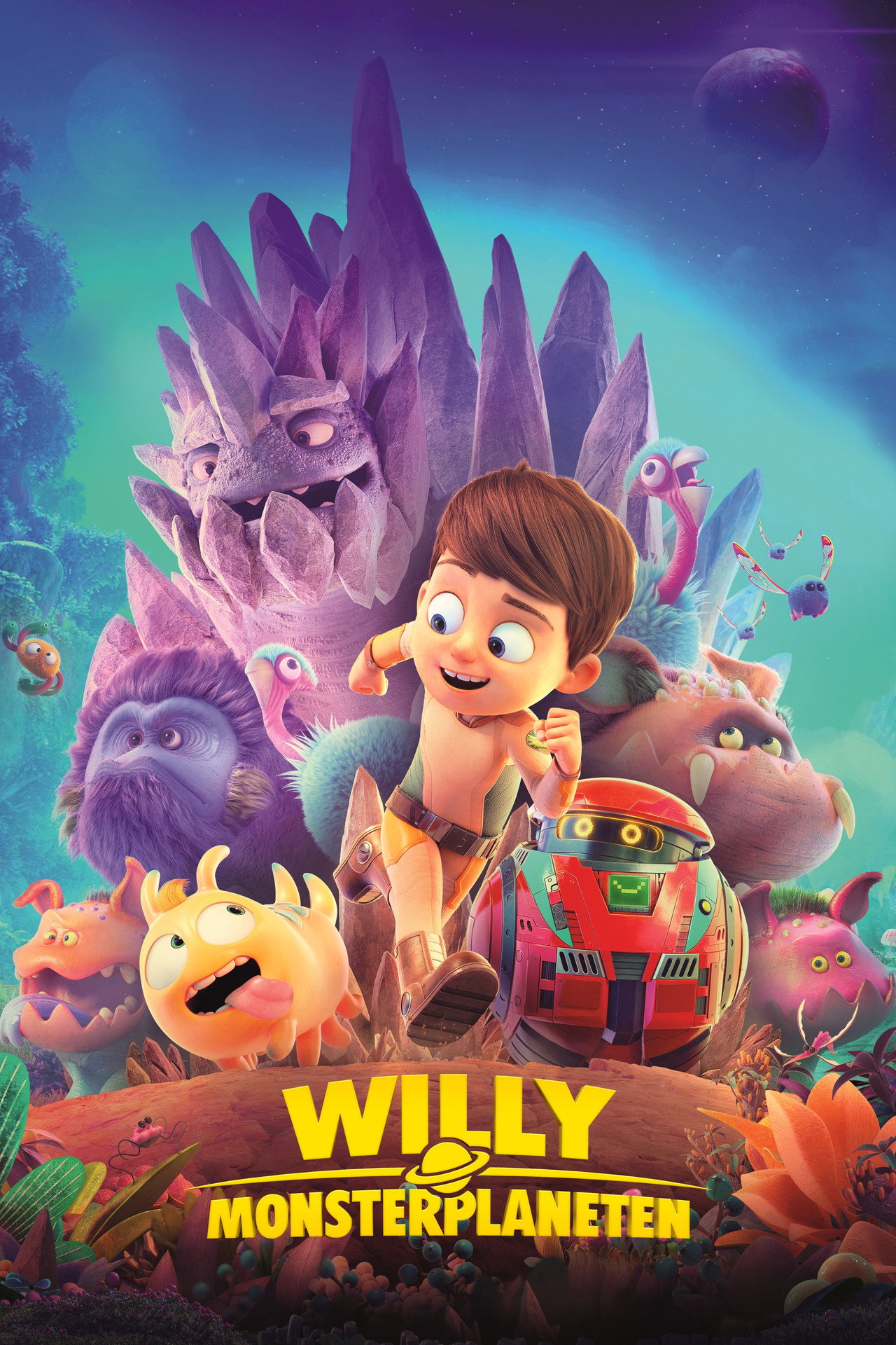 Willy & monsterplaneten filmaffisch