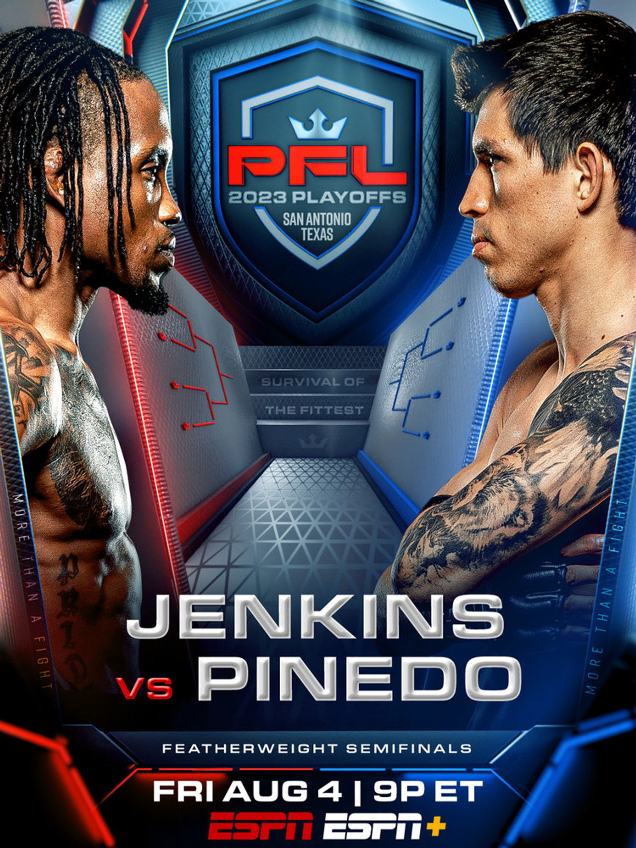 PFL 2023 #7: Playoffs - Jenkins vs. Pinedo Backdrop