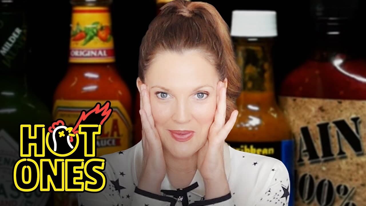 Hot Ones - Season 12 Episode 9 : Drew Barrymore Has a Hard Time Processing While Eating Hot Wings