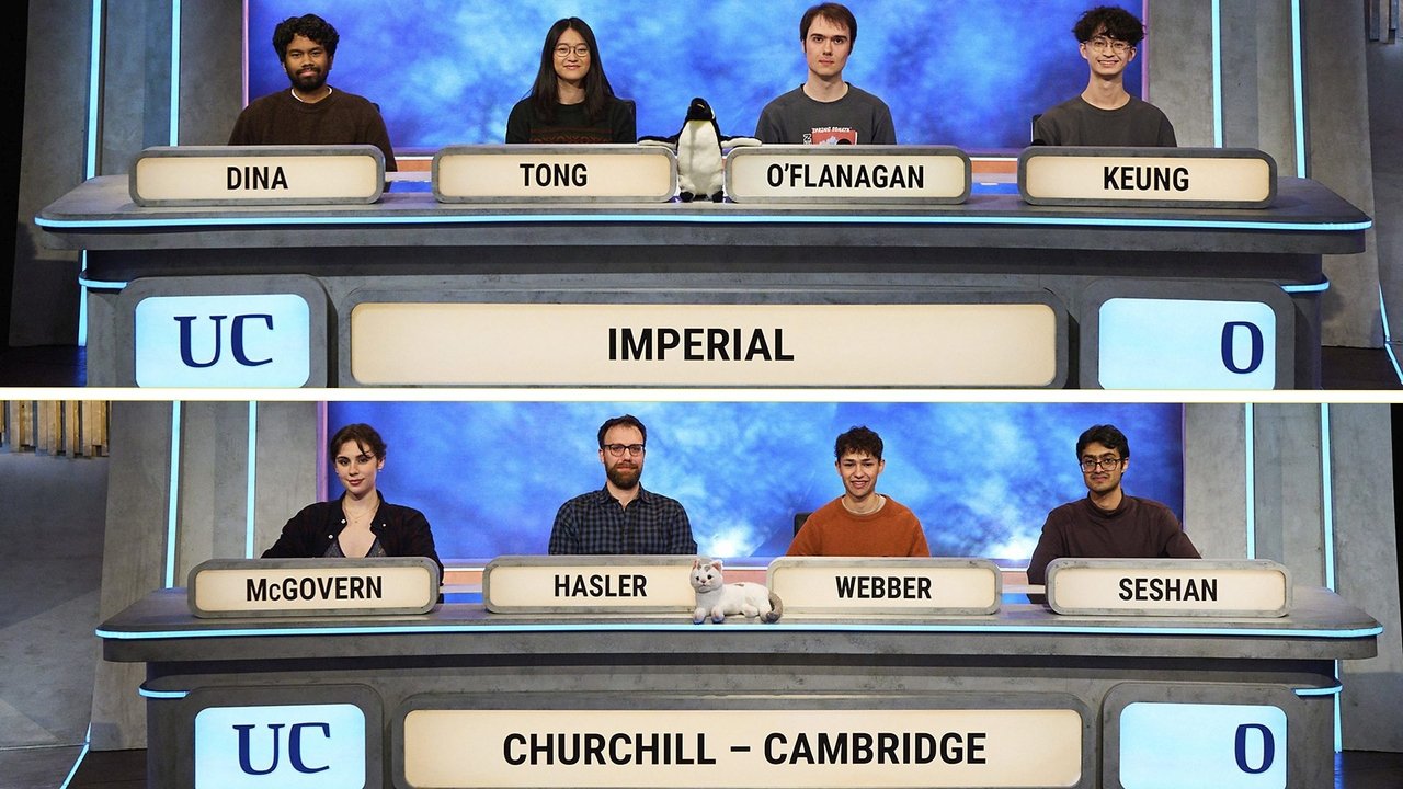 University Challenge - Season 55 Episode 13 : Imperial v Churchill College, Cambridge