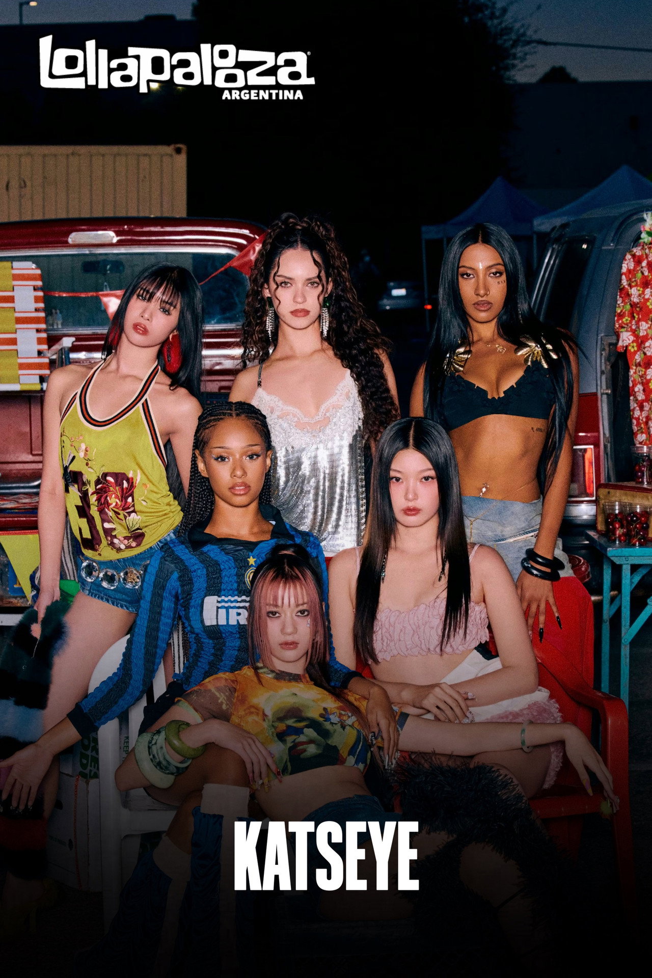 Katseye: Lollapalooza Argentina 2026 Backdrop