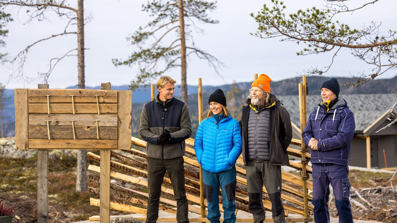 Fjellhytta backdrop