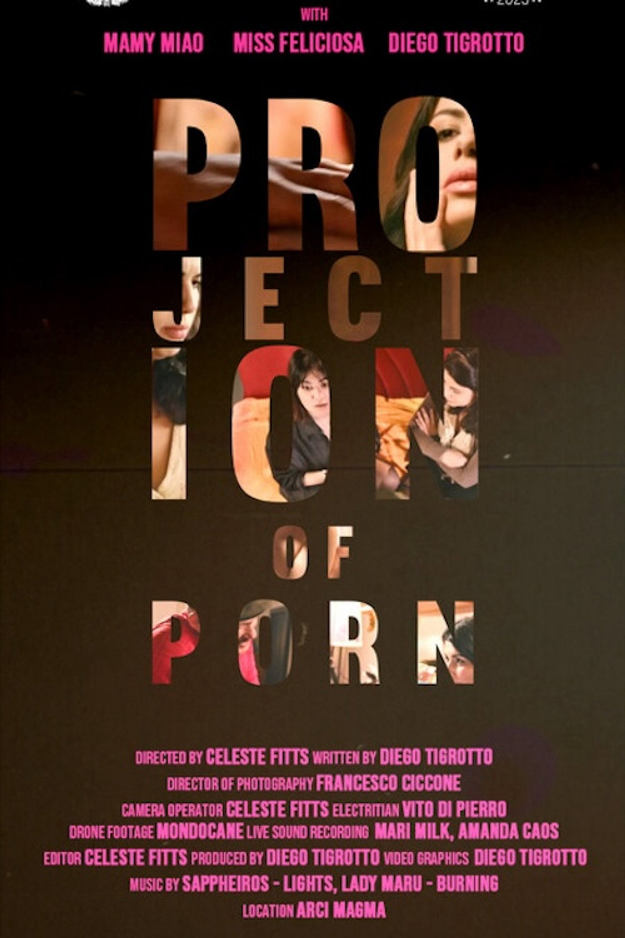 Projection of Porn Backdrop