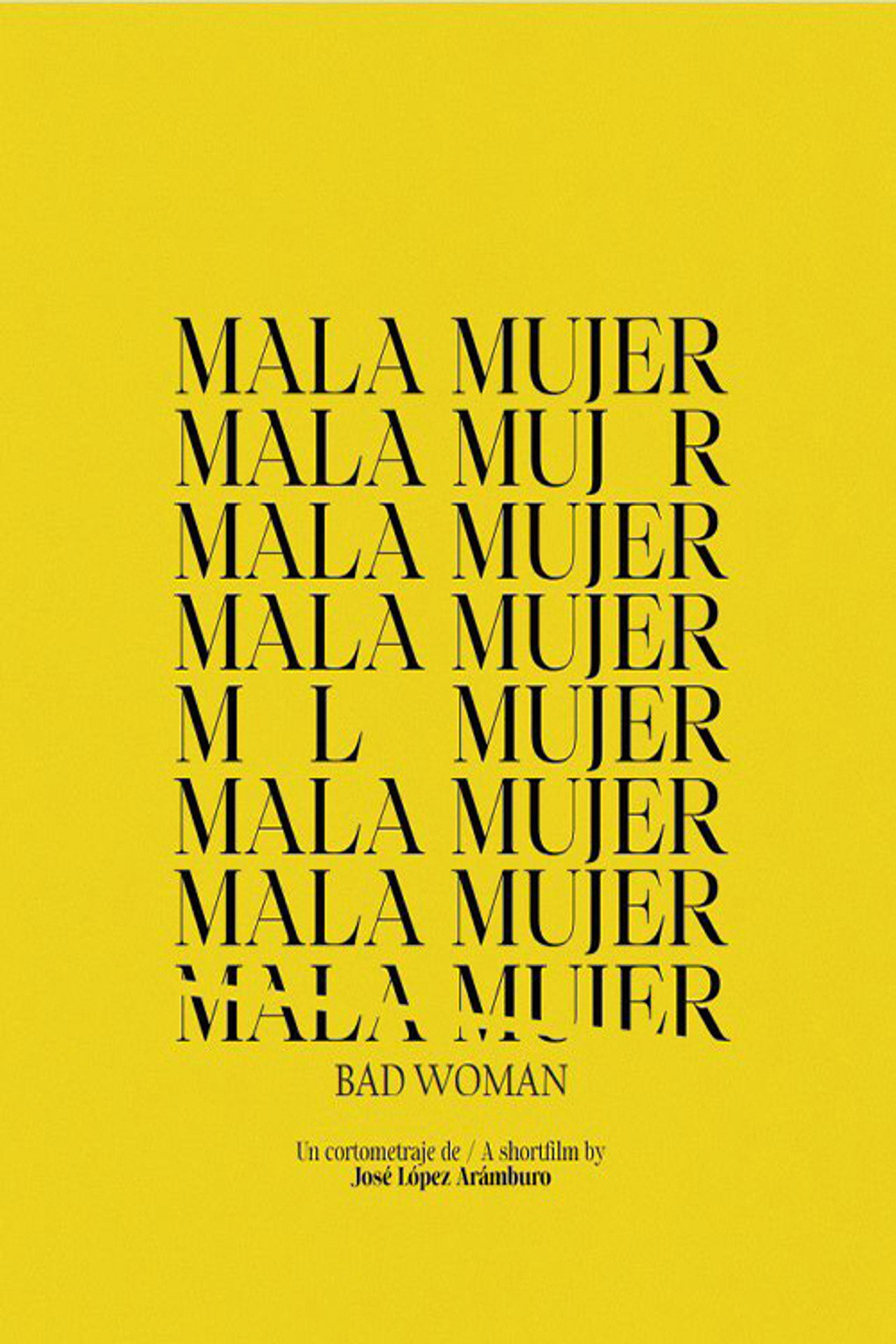Mala mujer filmaffisch