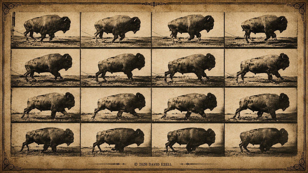 Buffalo Running