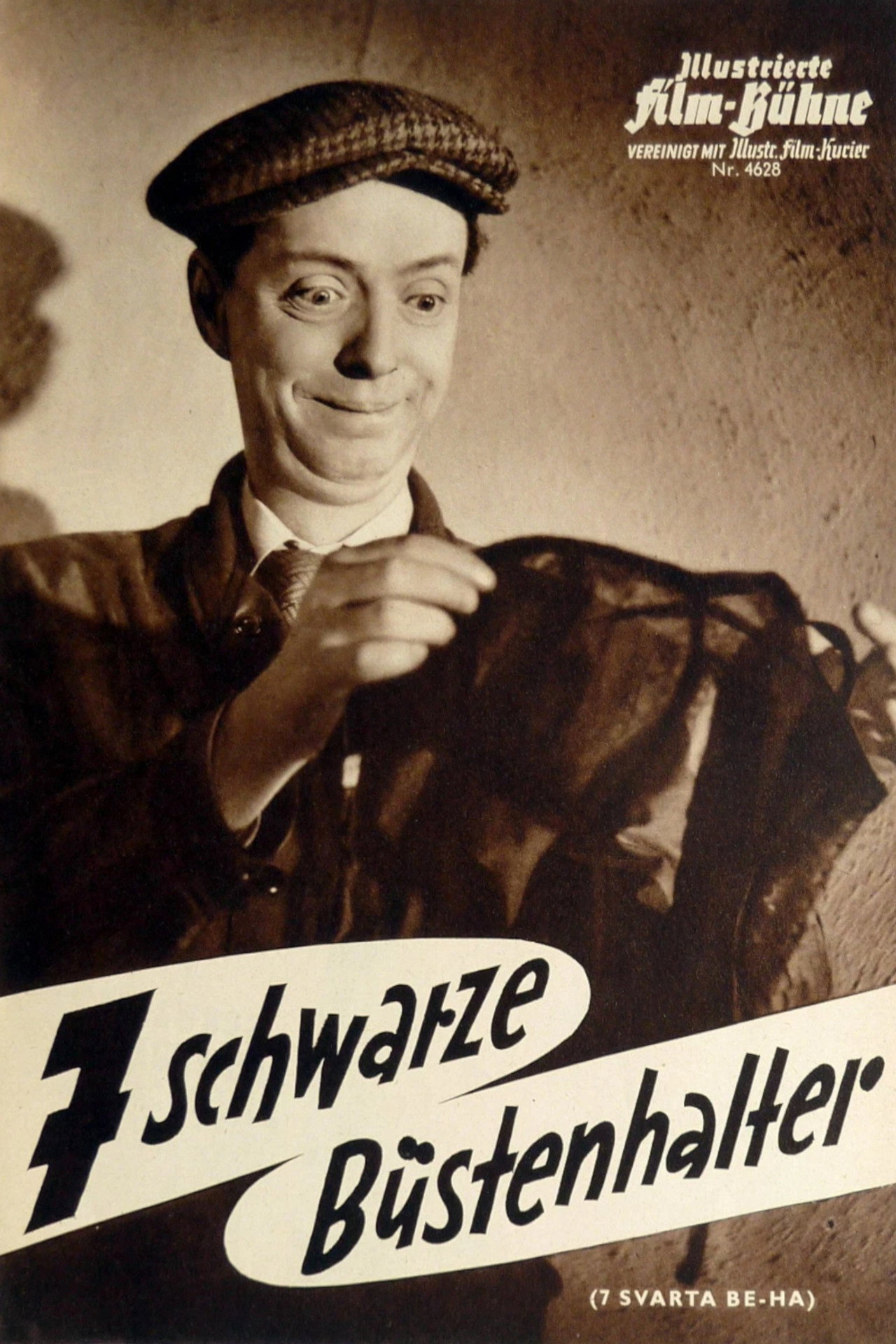 7 schwarze Büstenhalter