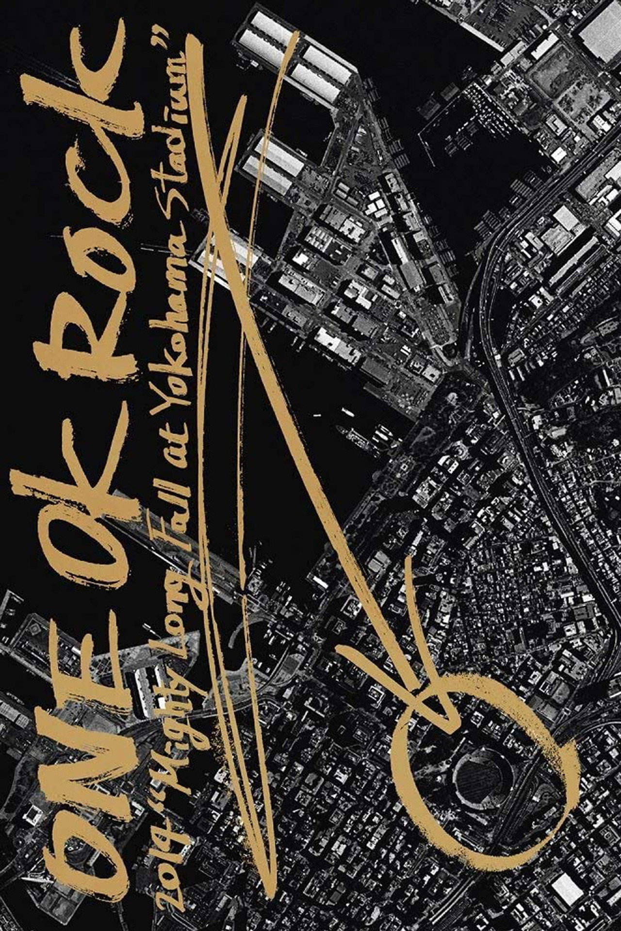 ONE OK ROCK 2014 "Mighty Long Fall at Yokohama Stadium" filmaffisch