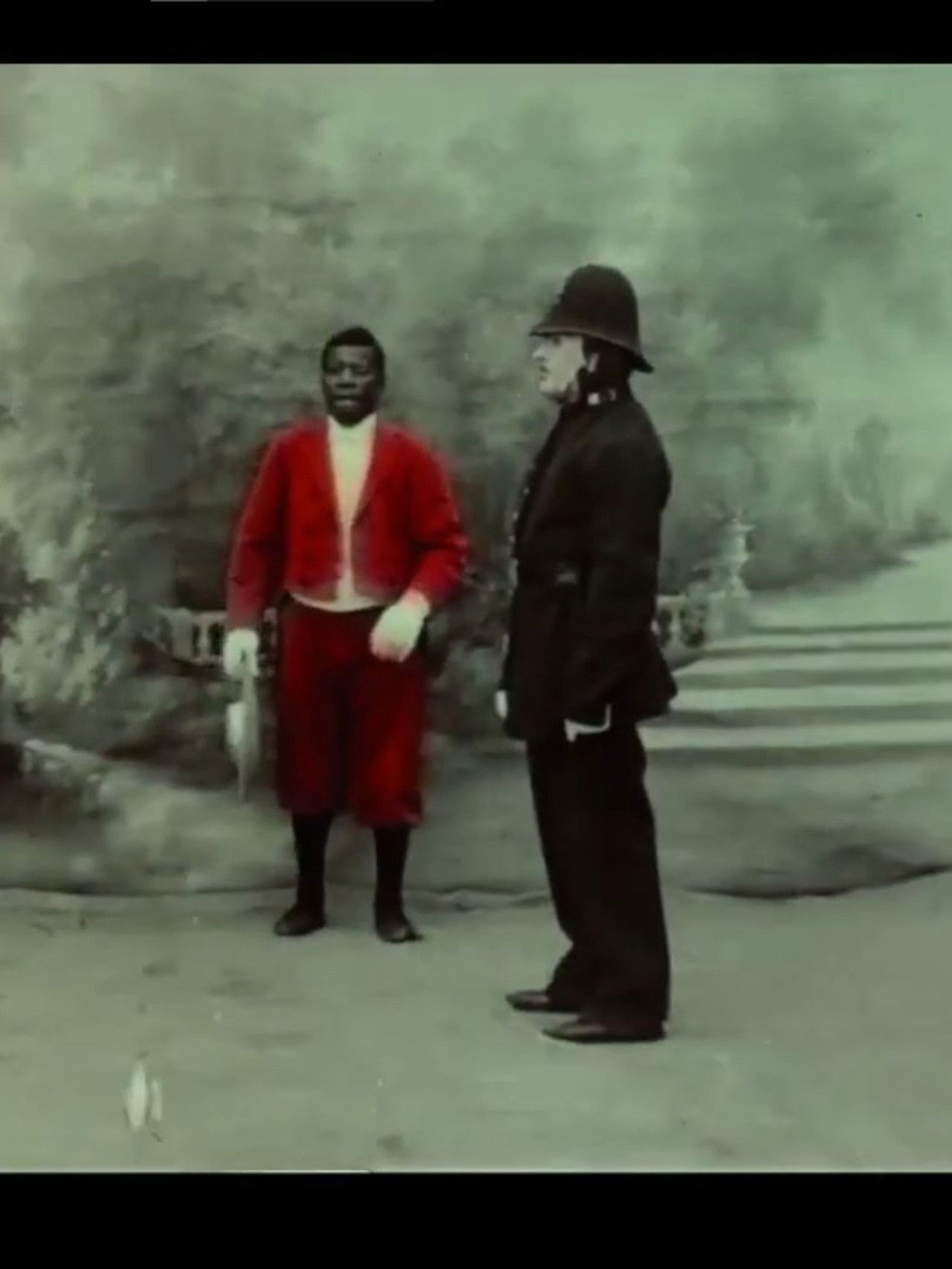 Foottit et Chocolat, II. Acrobates sur la chaise Backdrop