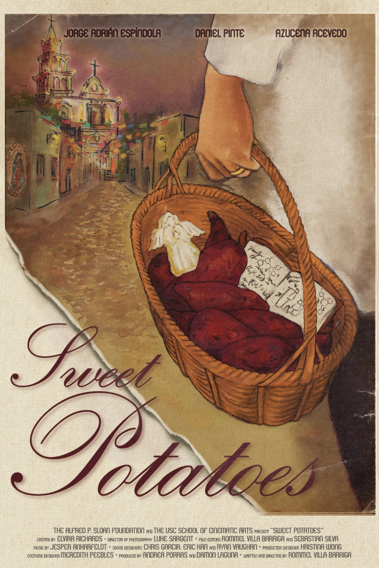 Sweet Potatoes Backdrop