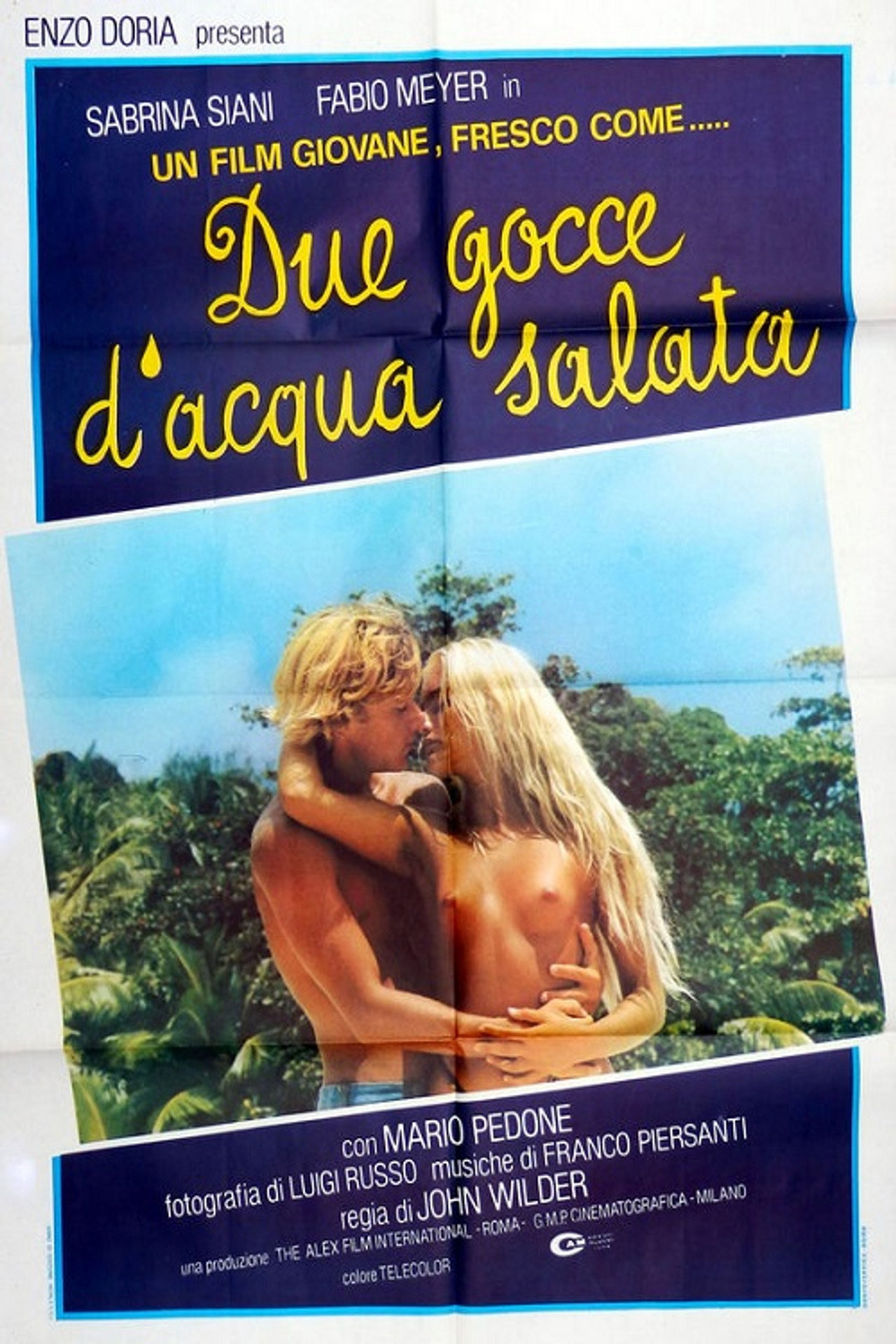 Due gocce d'acqua salata filmaffisch