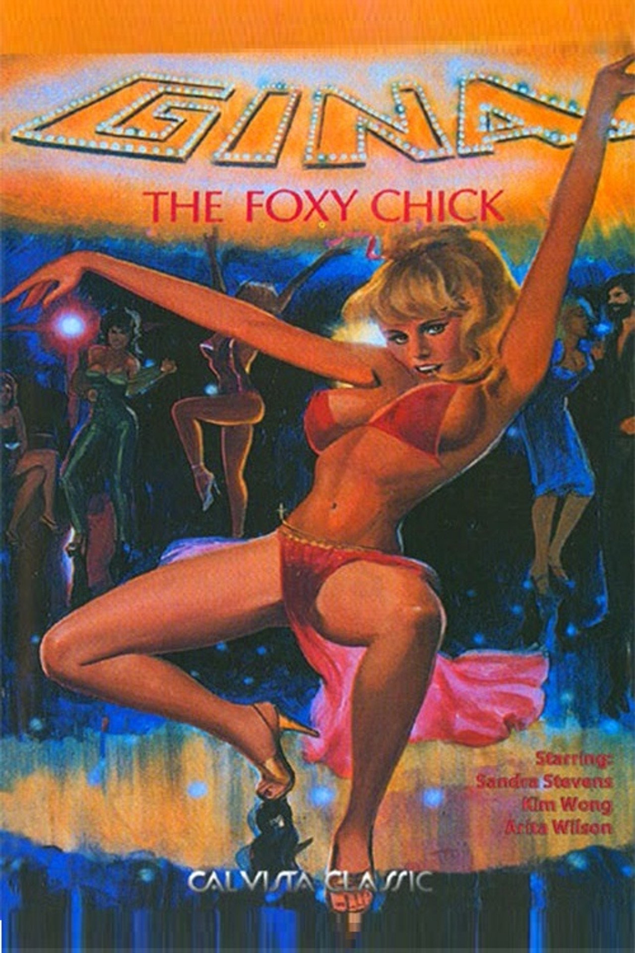 Gina the Foxy Chick Backdrop
