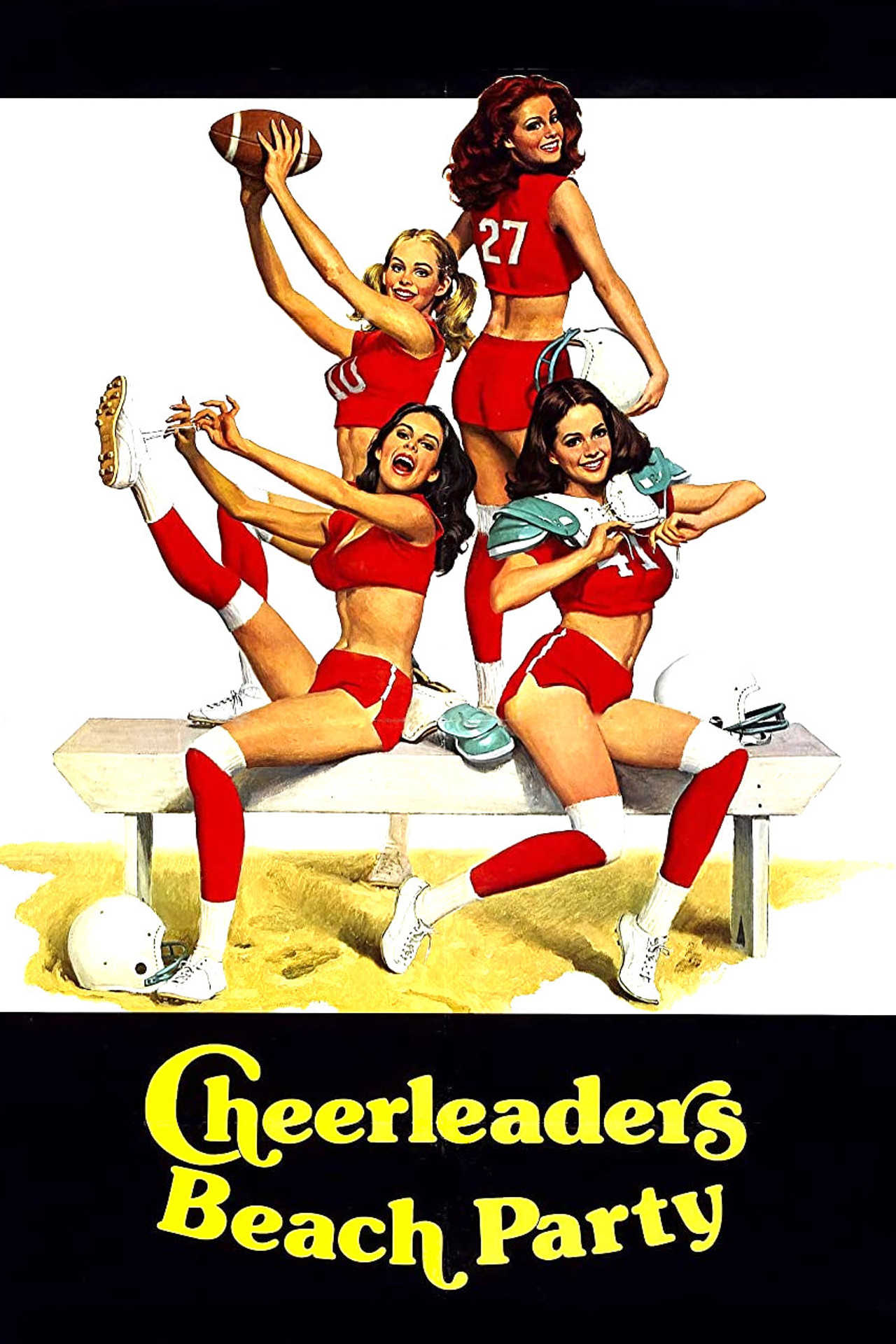 Cheerleaders Beach Party filmaffisch