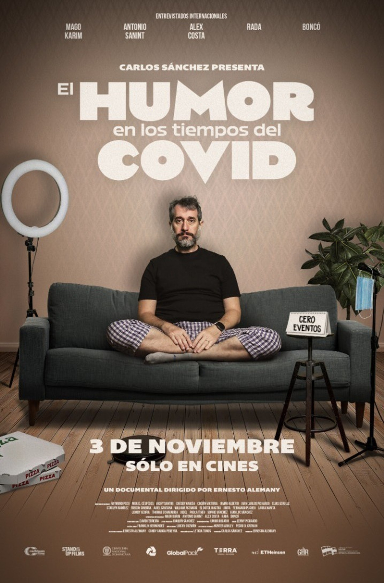 El Humor en los Tiempos del Covid filmaffisch