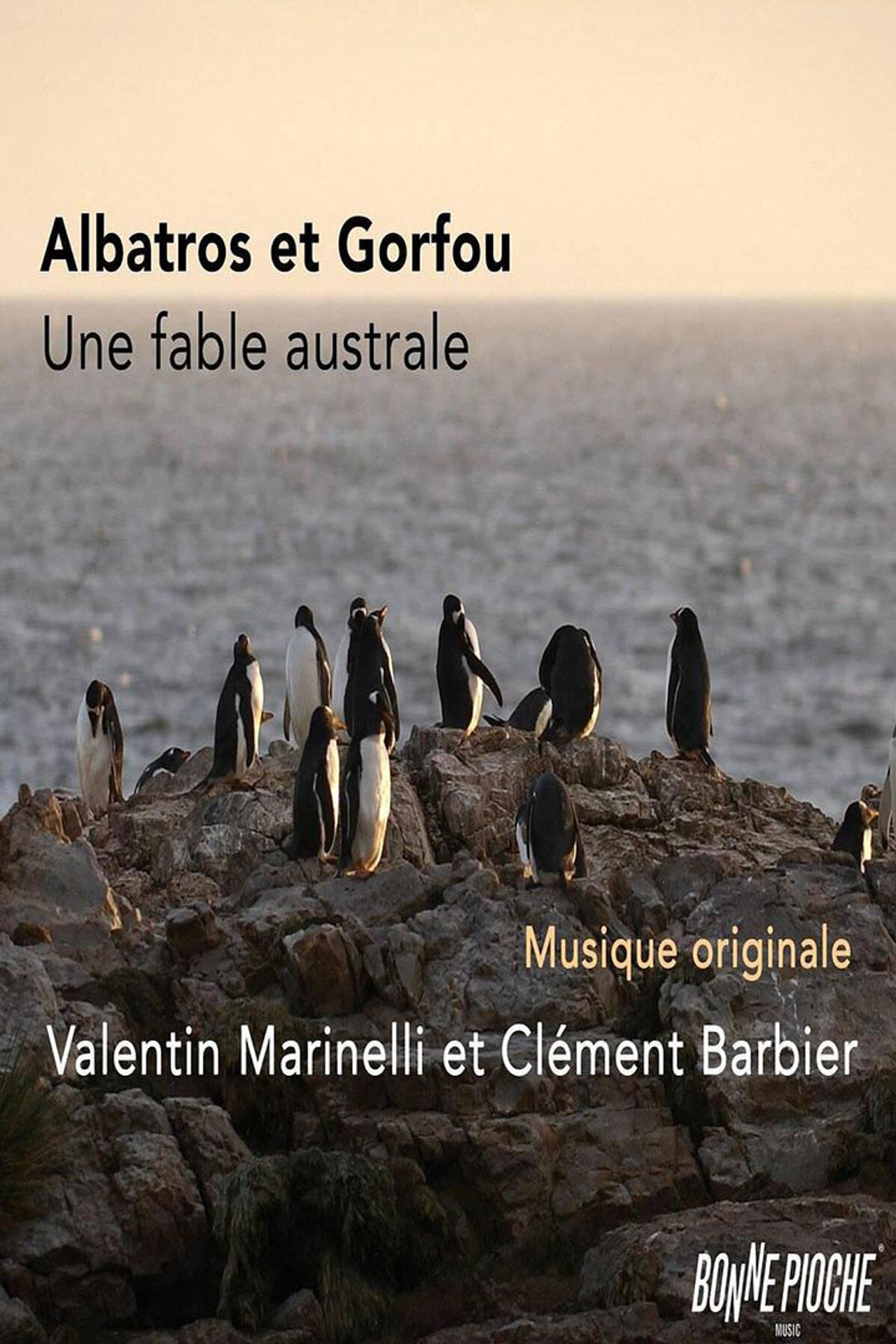Albatros et gorfou, une fable australe filmaffisch