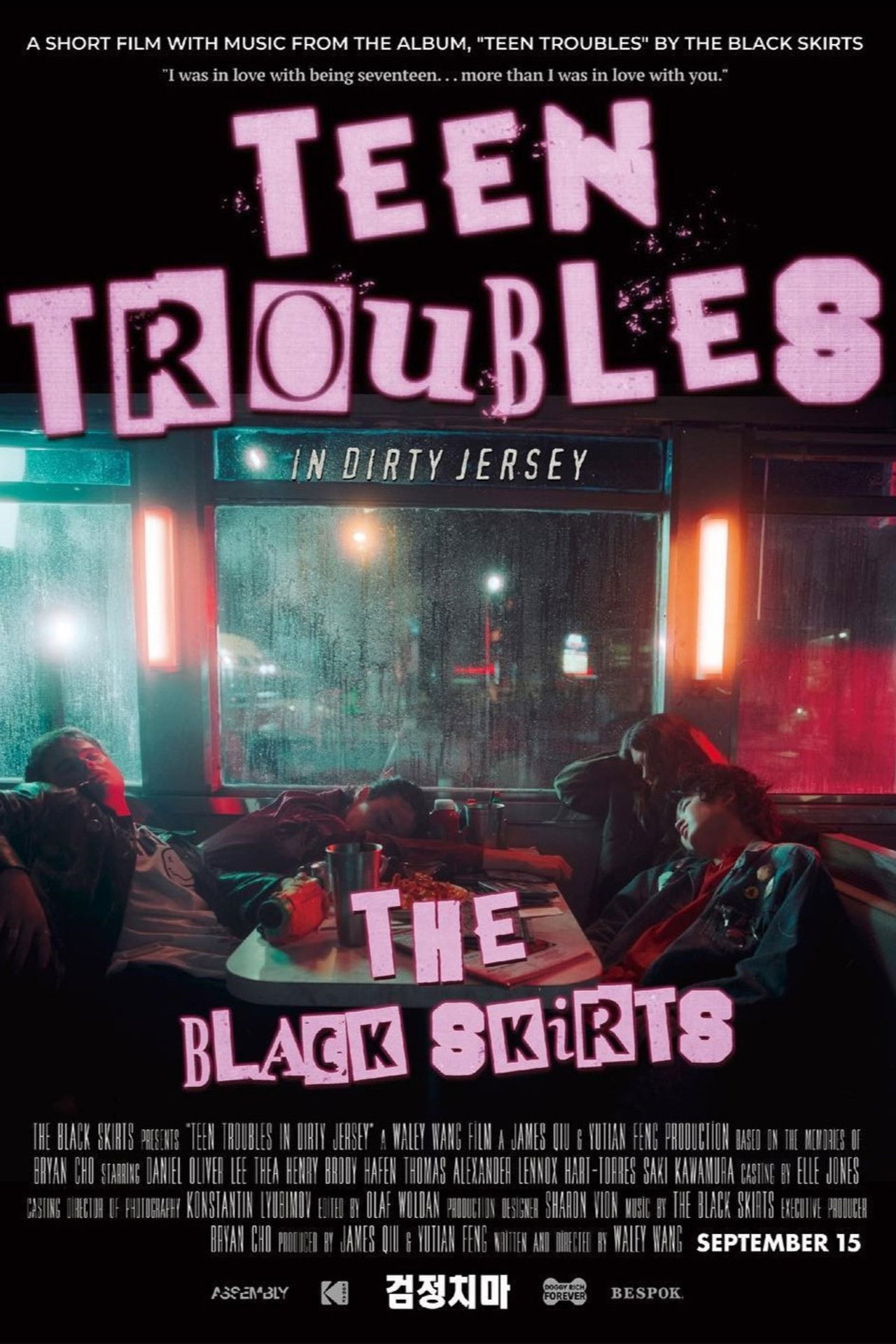 Teen Troubles in Dirty Jersey Backdrop