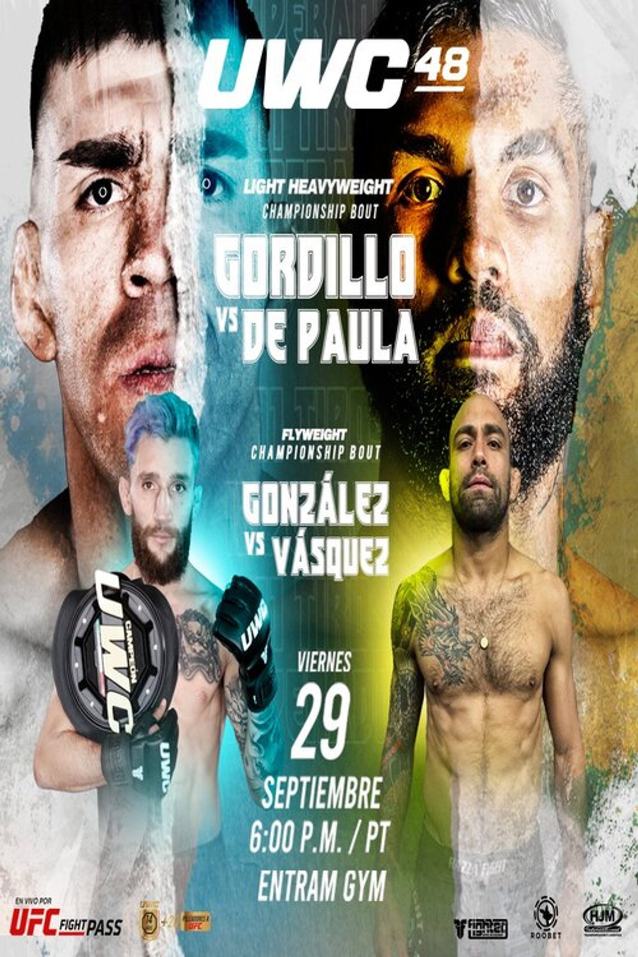 UWC 48: Gordillo vs. de Paula filmaffisch