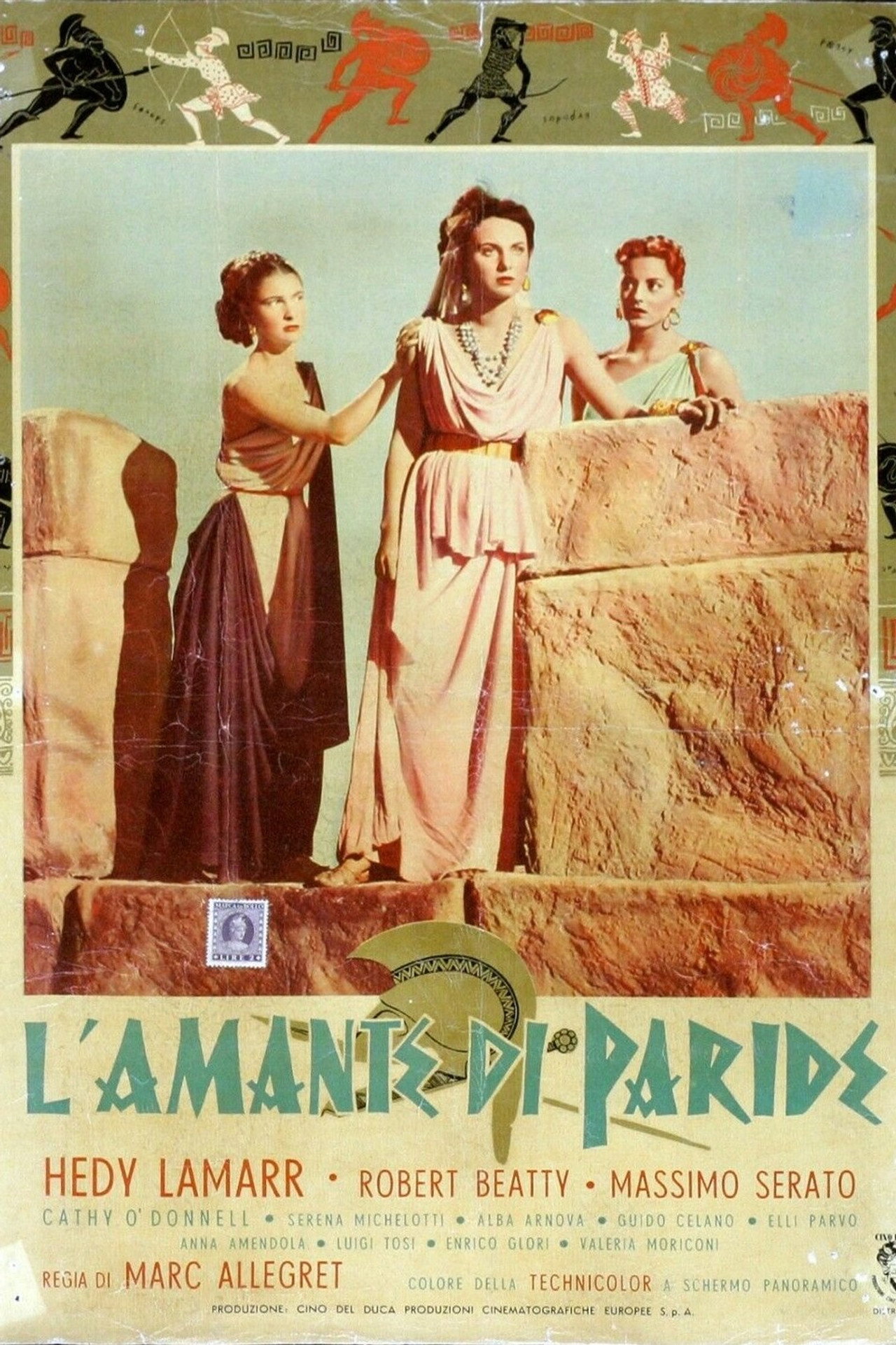 L'amante di Paride filmaffisch