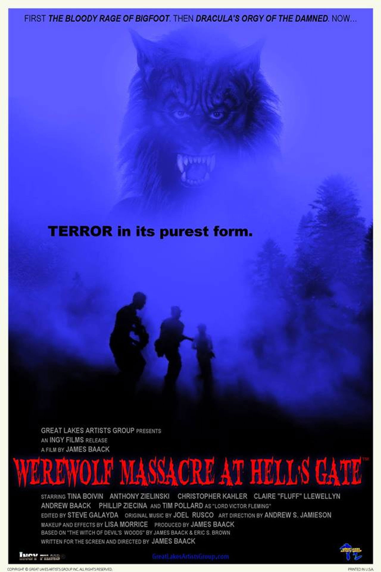 Werewolf Massacre at Hell's Gate Backdrop
