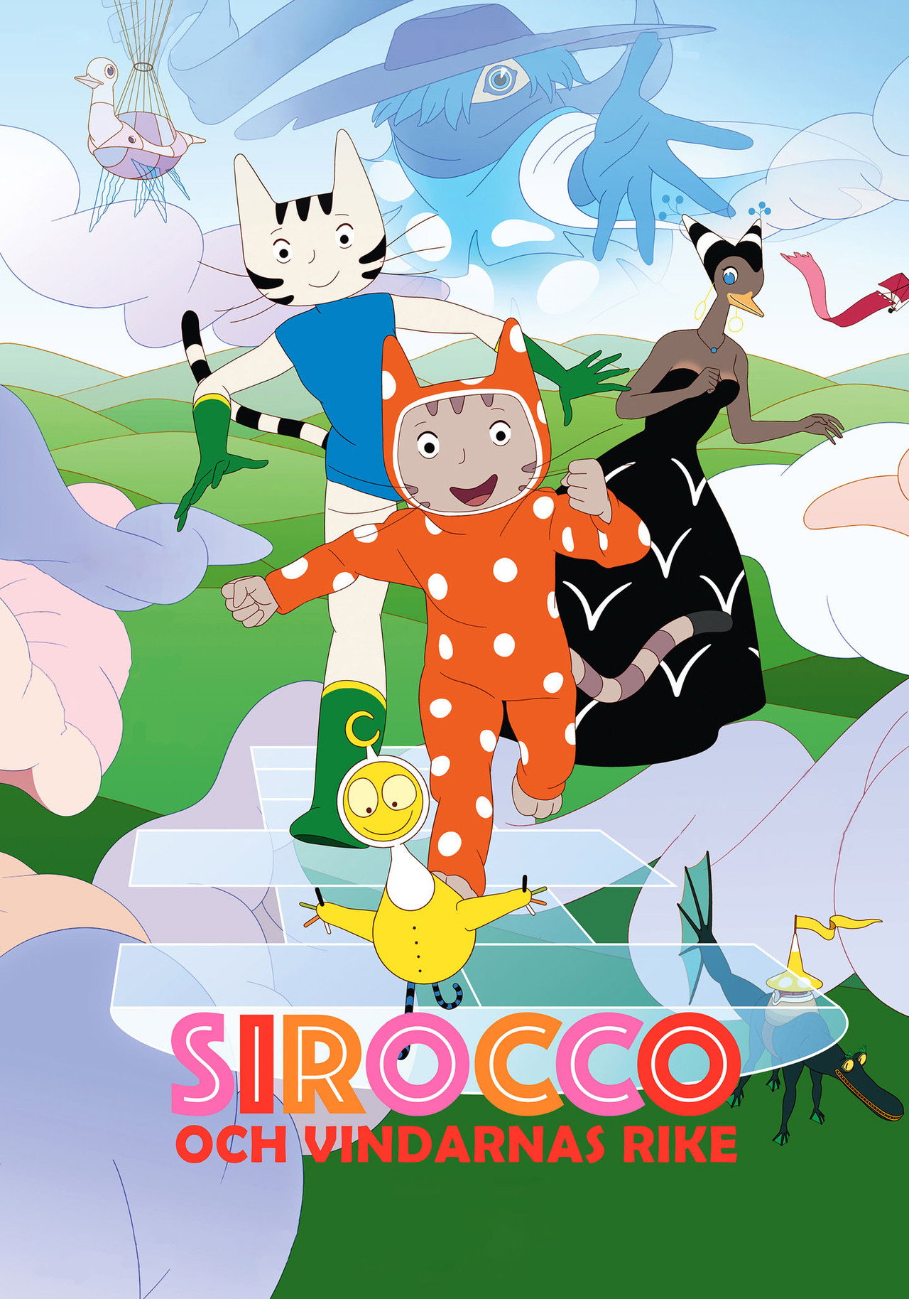 Sirocco et le Royaume des courants d'air filmaffisch
