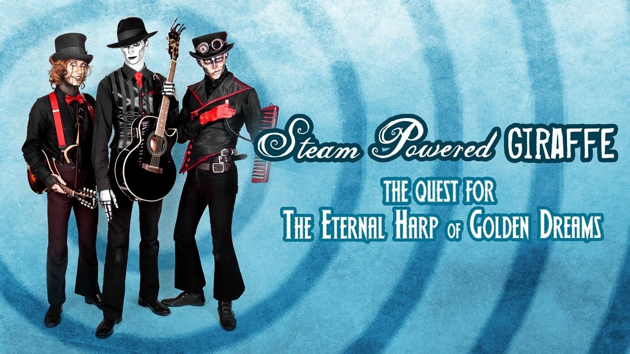 Steam Powered Giraffe: The Quest for The Eternal Harp of Golden Dreams background