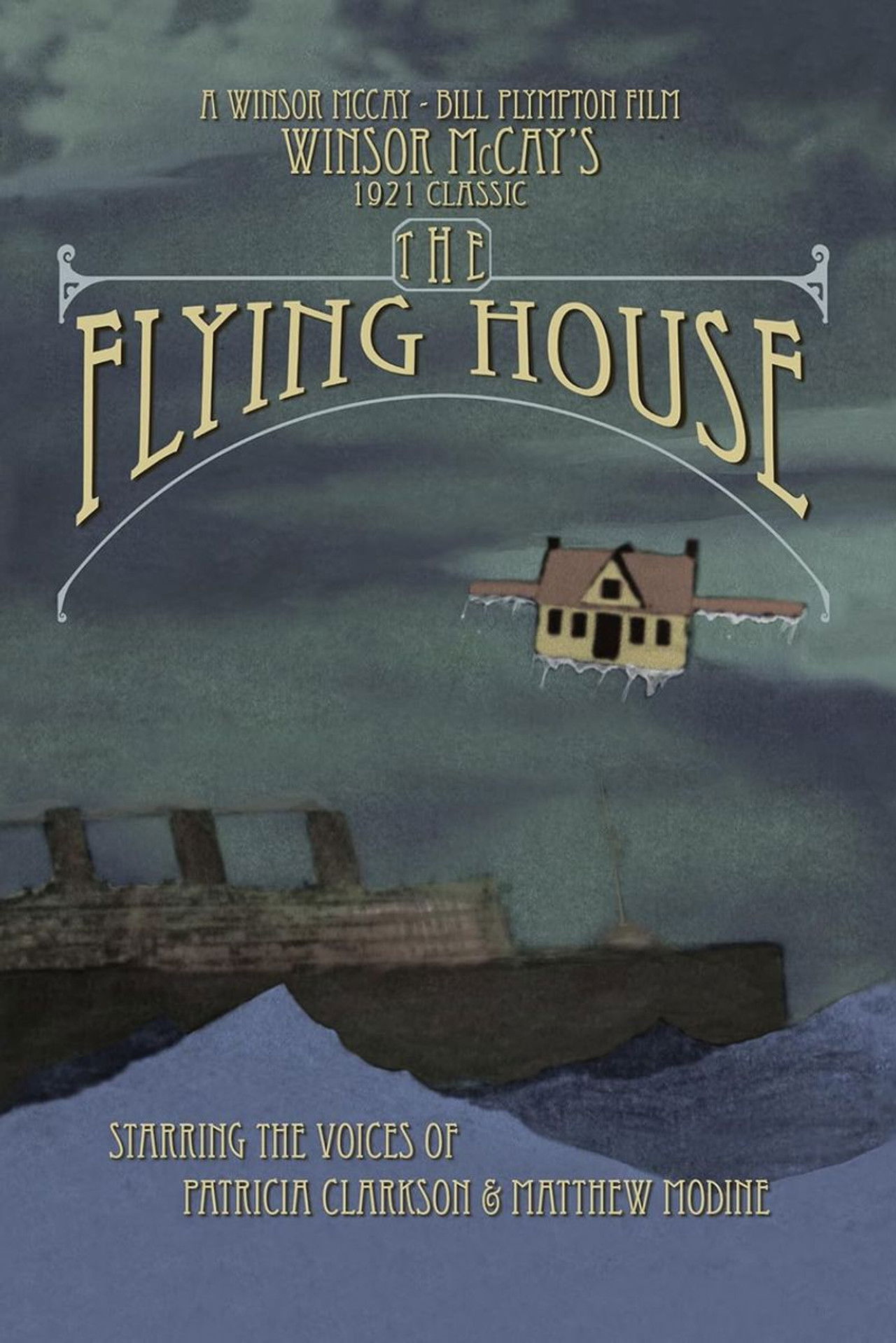 The Flying House Backdrop