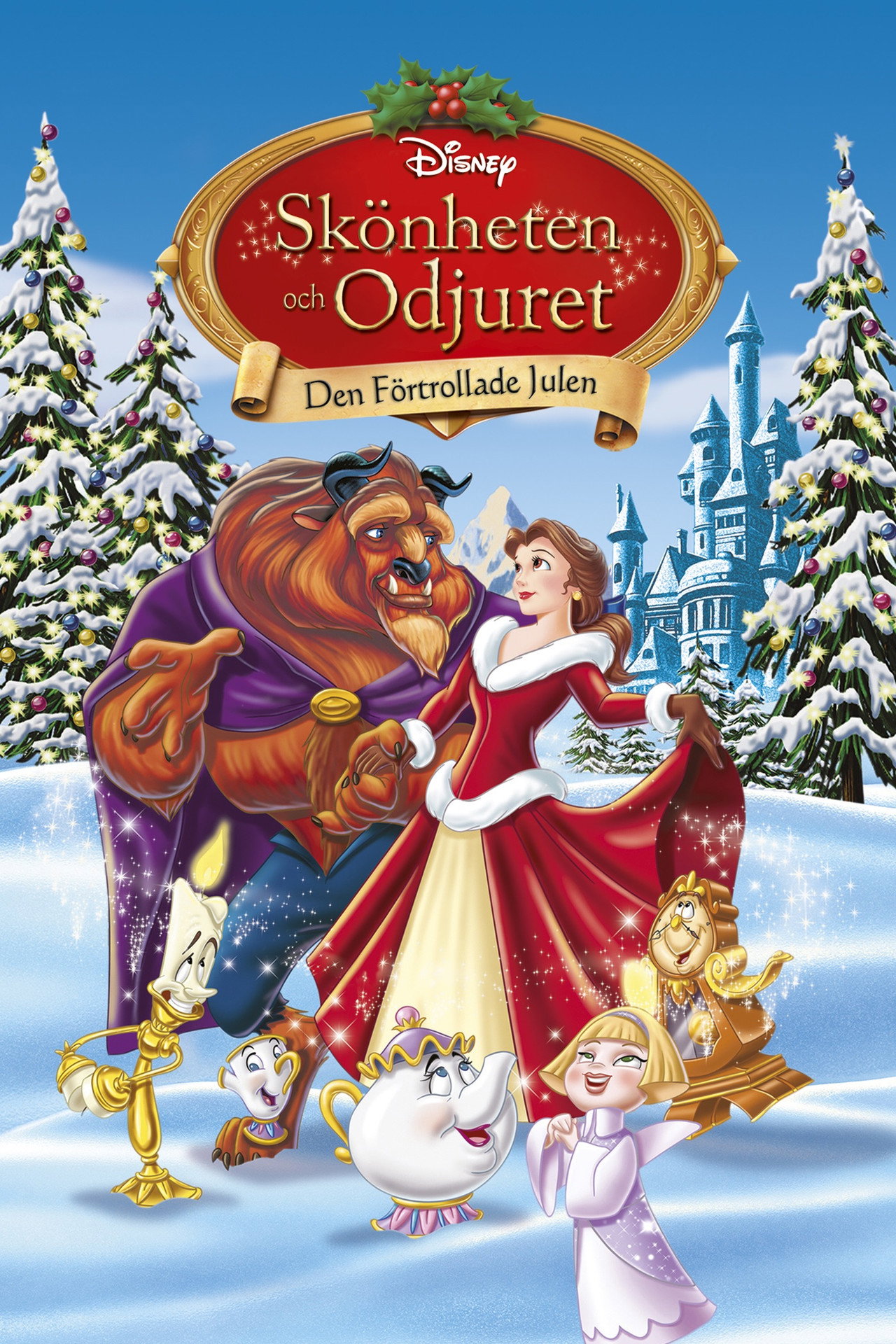 Skönheten och odjuret - den förtrollade julen filmaffisch