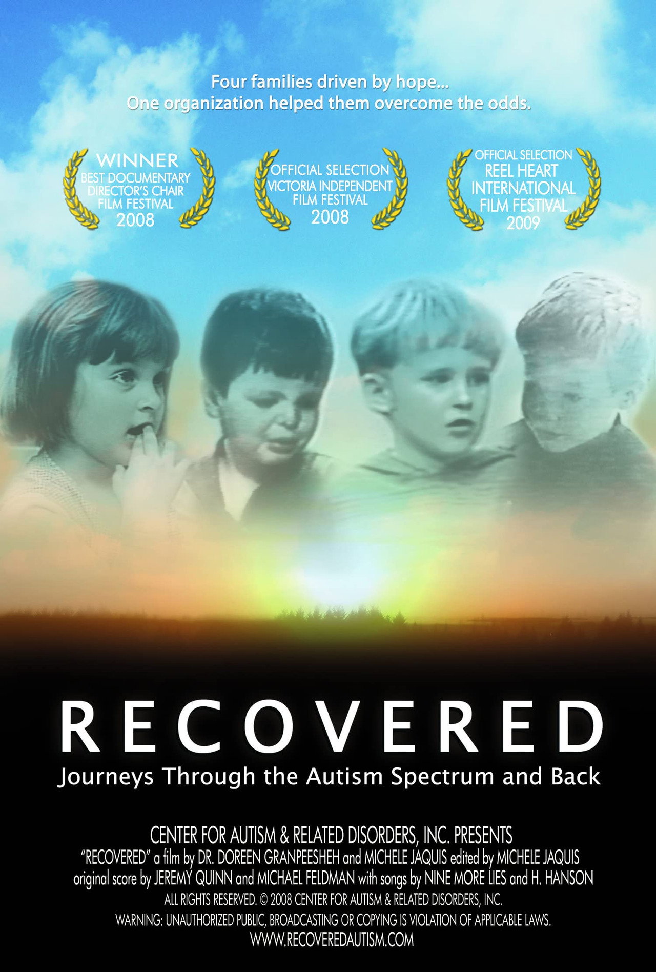 Recovered: Journeys Through the Autism Spectrum and Back Backdrop