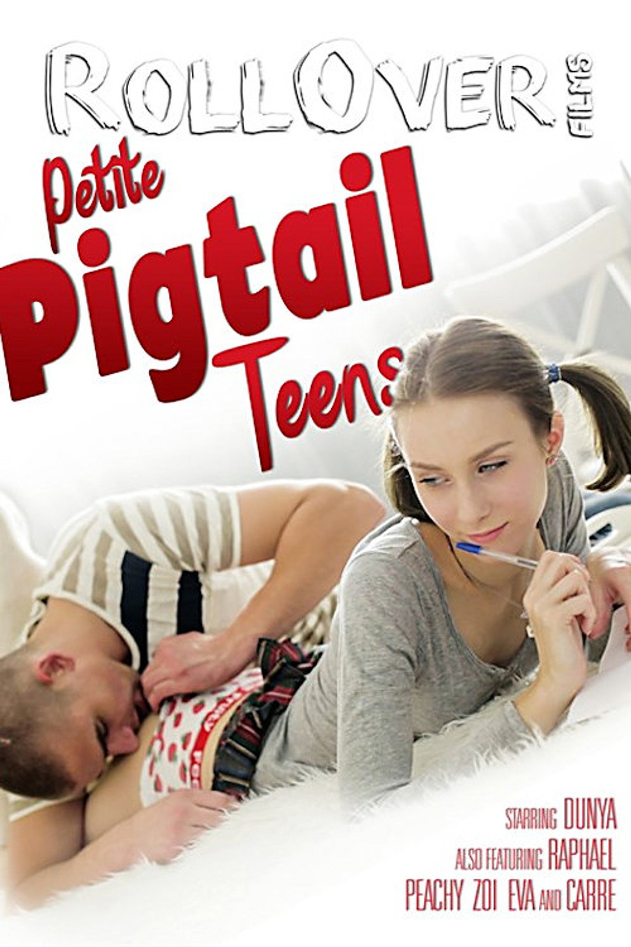 Petite Pigtail Teens Backdrop