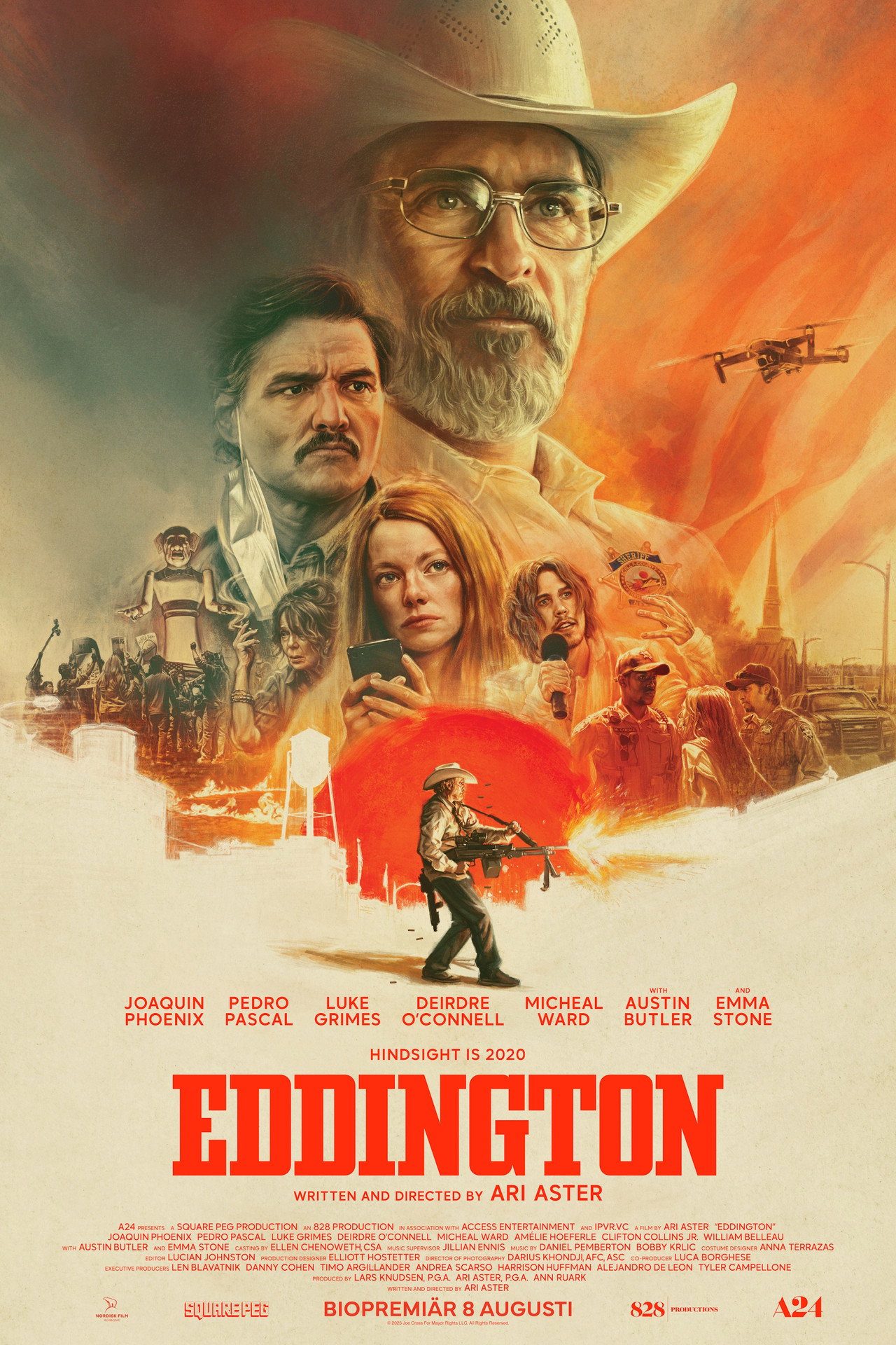 Eddington filmaffisch