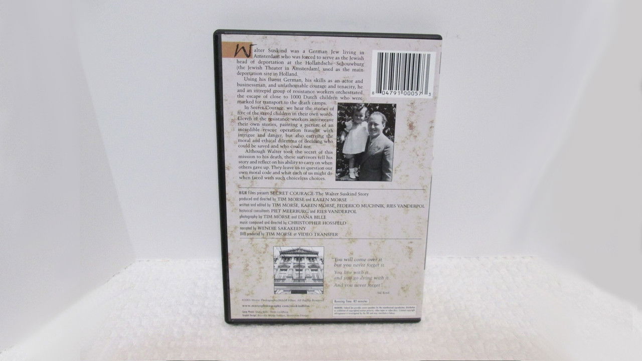 Secret Courage: The Walter Suskind Story backdrop