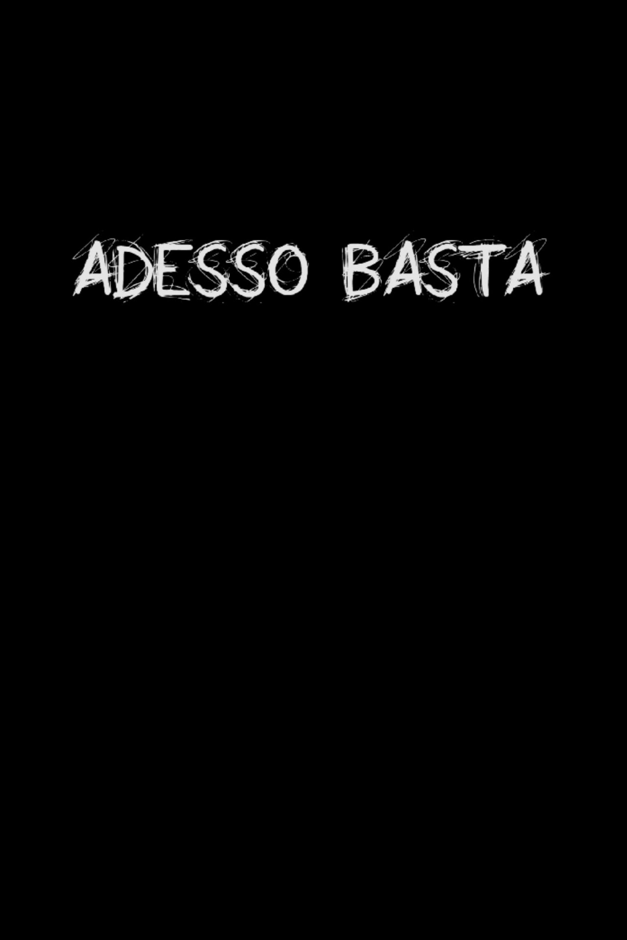 Adesso Basta filmaffisch