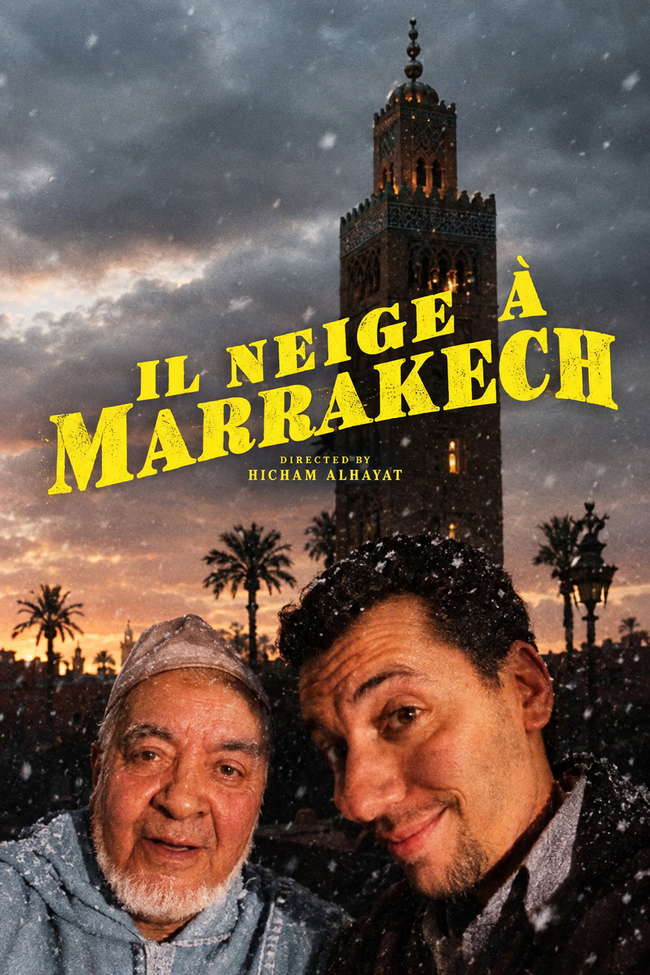 Snowing in Marrakech