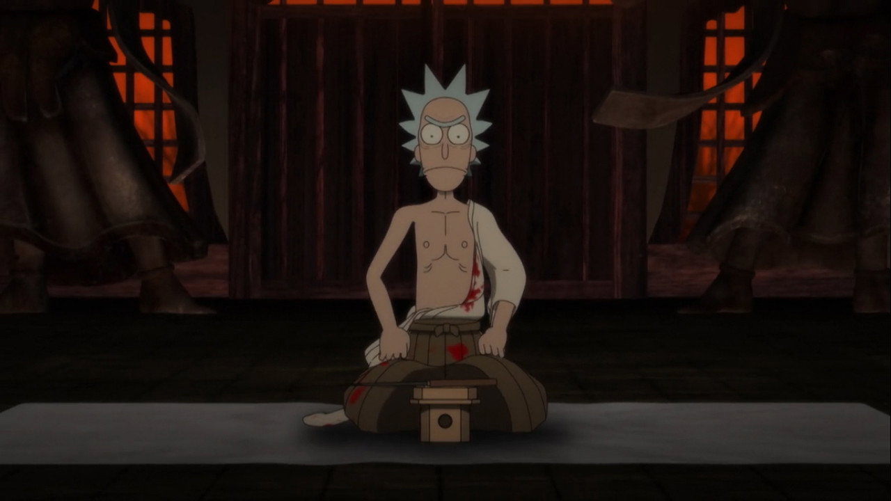 Rick and Morty: Samurai & Shogun backdrop
