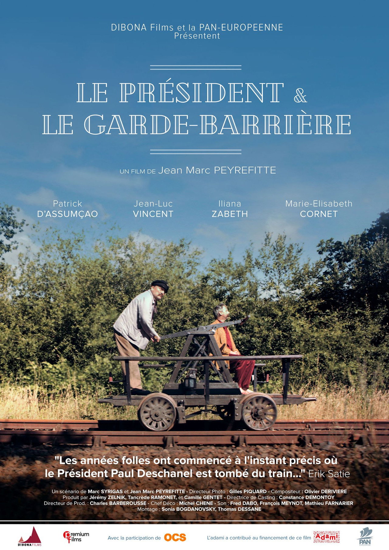 Le président et le garde-barrière filmaffisch