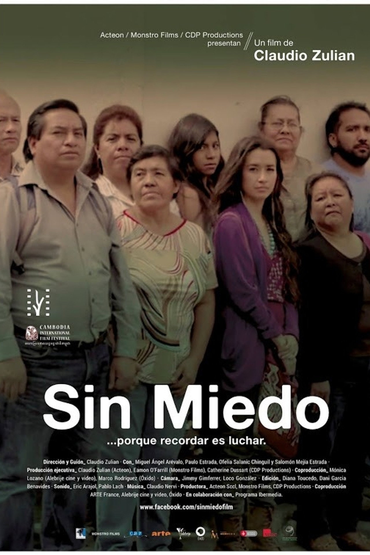 Sin Miedo filmaffisch